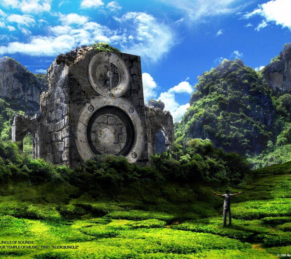 960x854 Jungle Speaker wallpaper