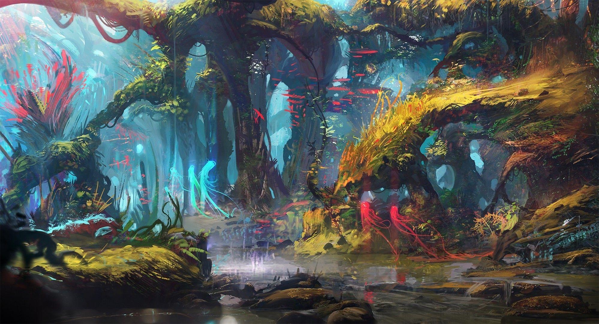1998x1080 Wallpaper Drawn