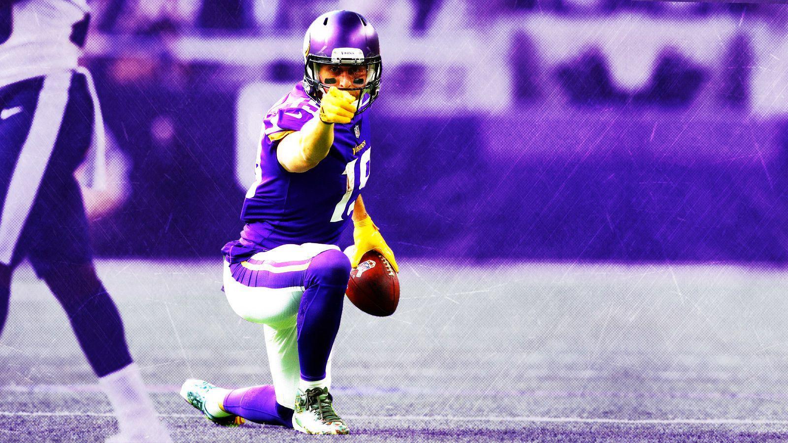 Download Adam Thielen Football Catch Wallpaper  Wallpaperscom