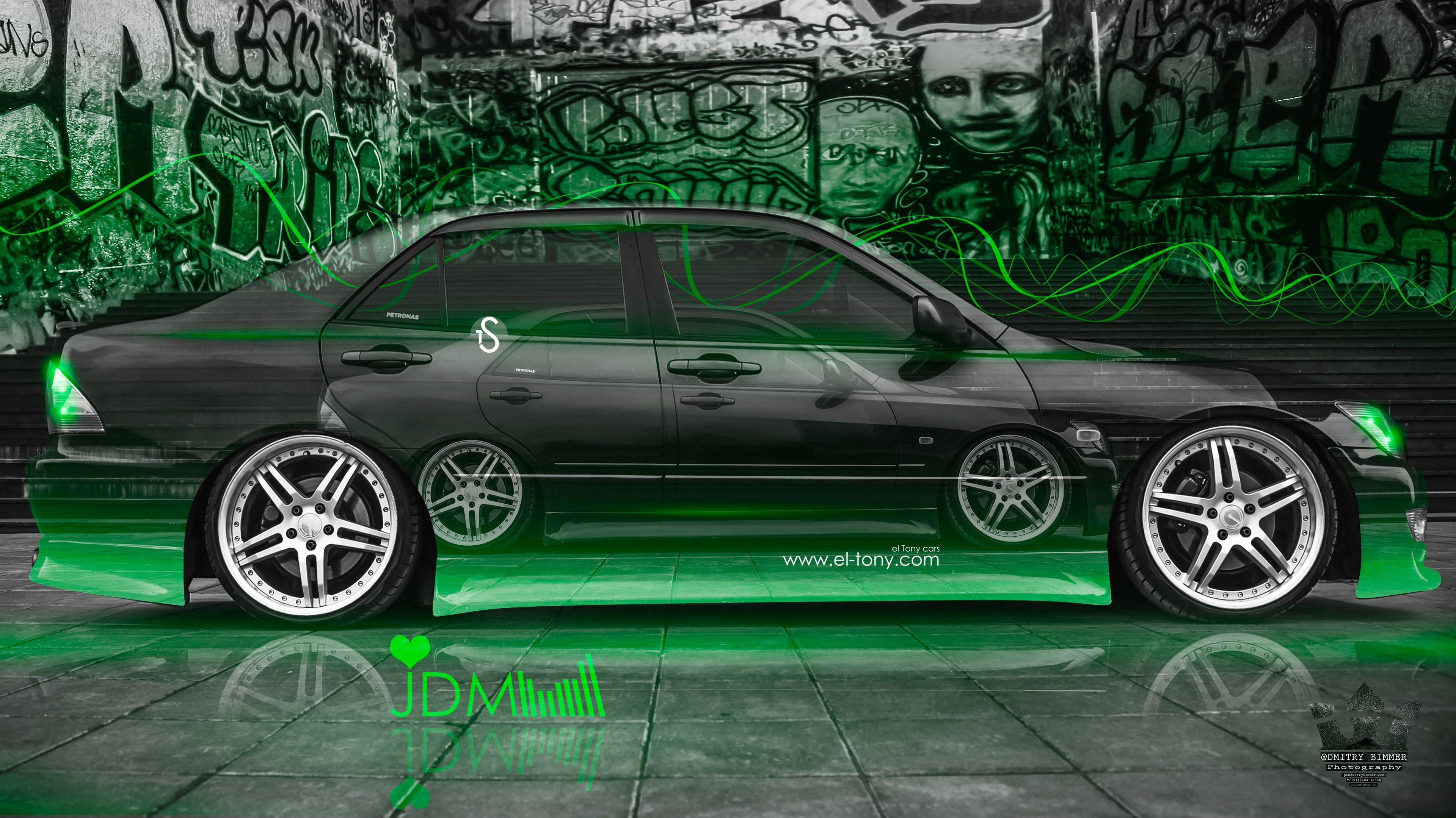3840x2160 Toyota Altezza Two Cars JDM 2X Tuning Crystal Car 2016 Wallpaper 4K el Tony