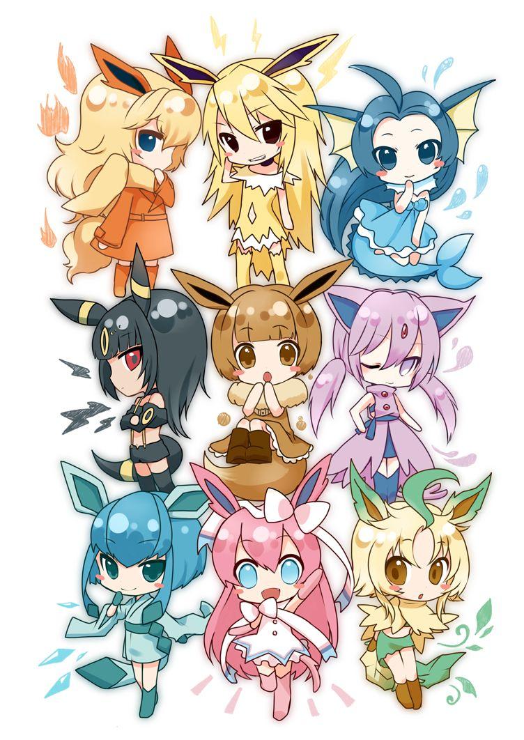 752x1062 Chibi Pokemon Wallpaper