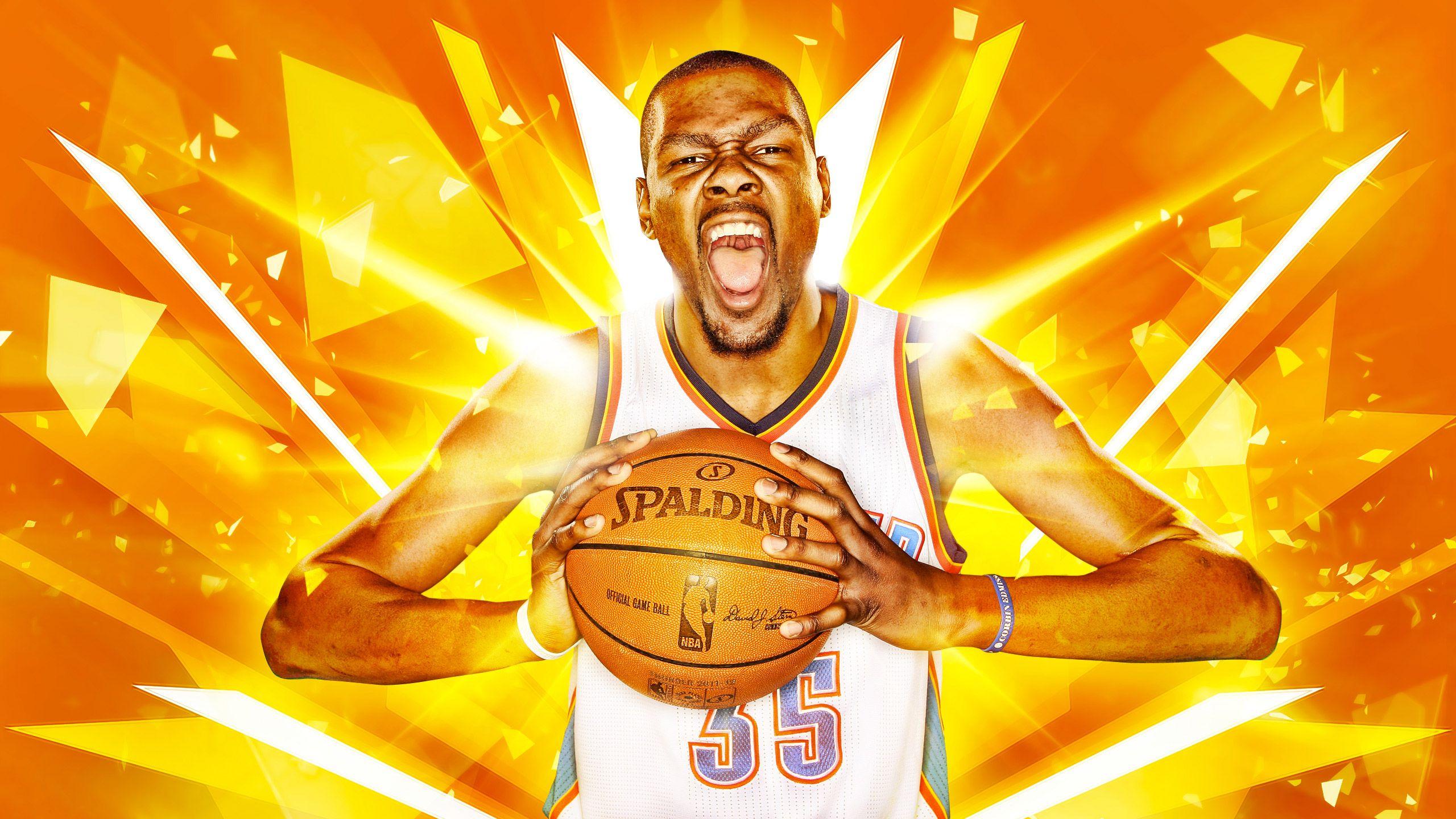 2560x1440 Kevin Durant OKC Thunder 2016 Wallpaper. Basketball Wallpaper at