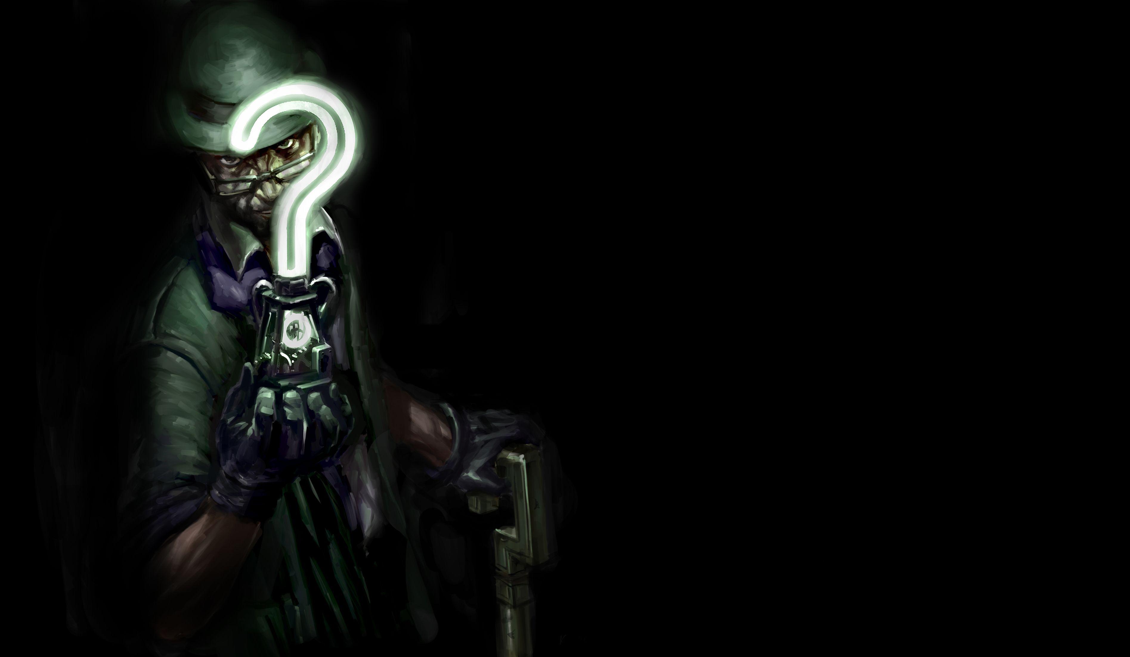 3790x2206 Batman, DC Comics, Arkham City, The Riddler, Batman Arkham City wallpaper
