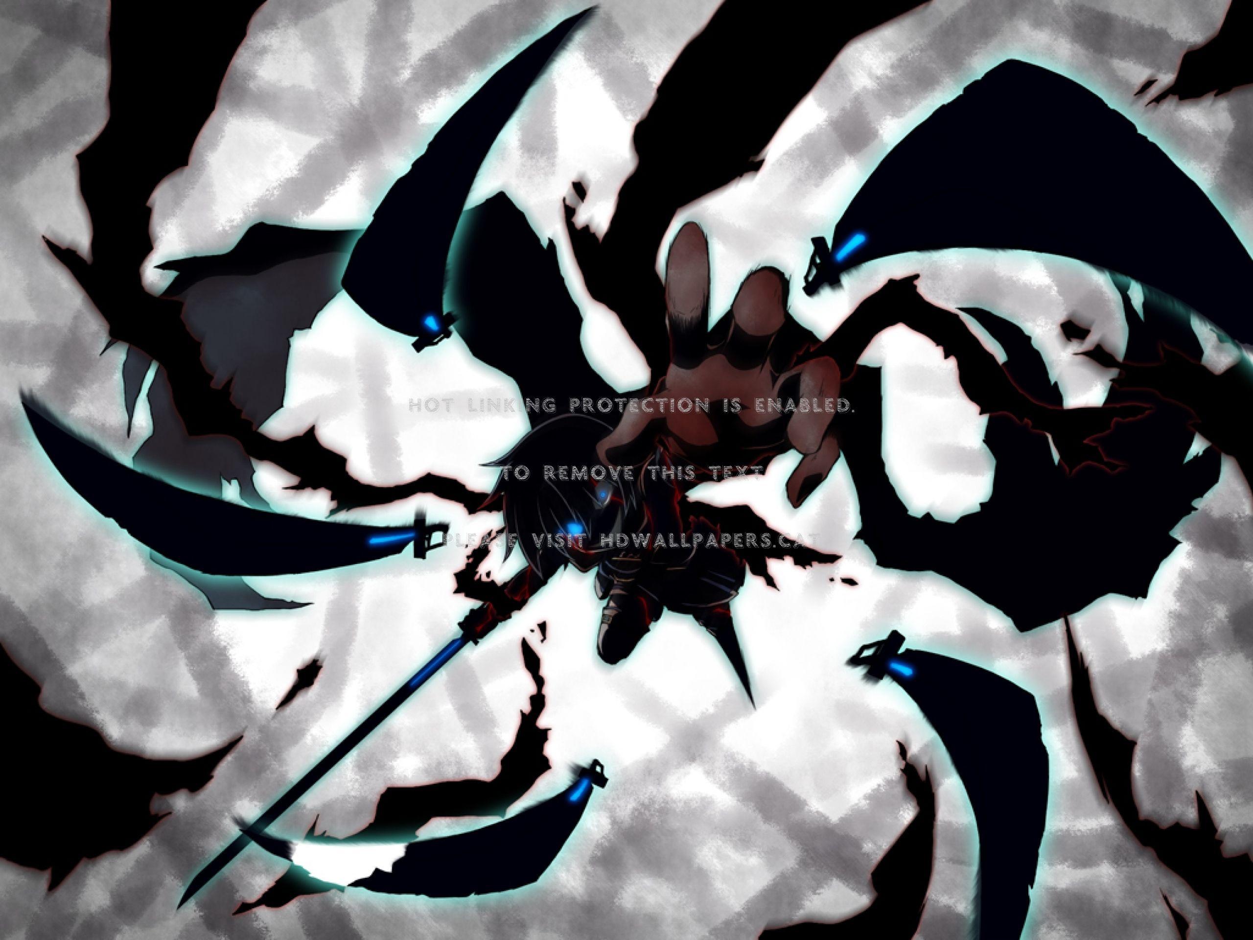 2560x1920 Mahou Shoujo Madoka Magica Black Evil Dark Miki Crazy Wallpaper & Background Download
