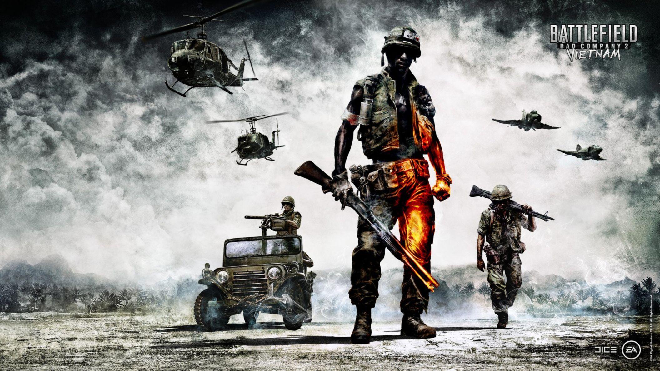 2112x1188 Battlefield Bad Company 2 Vietnam HD Wallpaper: Desktop HD Wallpaper