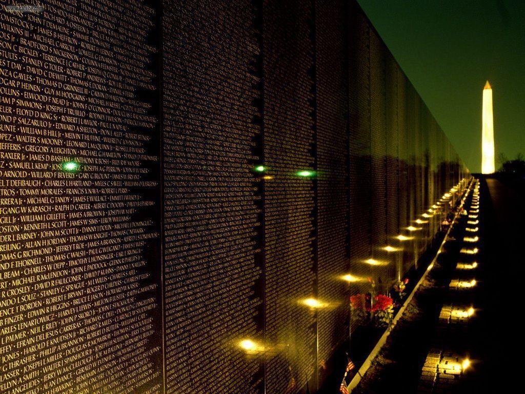 1024x768 Veterans Day Free Wallpaper. Free Vietnam Veterans Memorial
