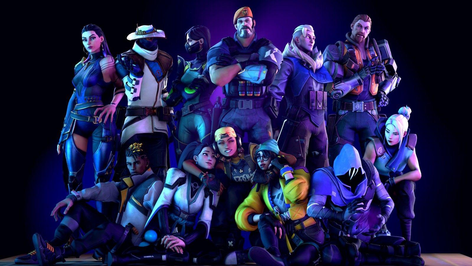 1600x900 All Characters Games 4K HD Valorant Wallpaper