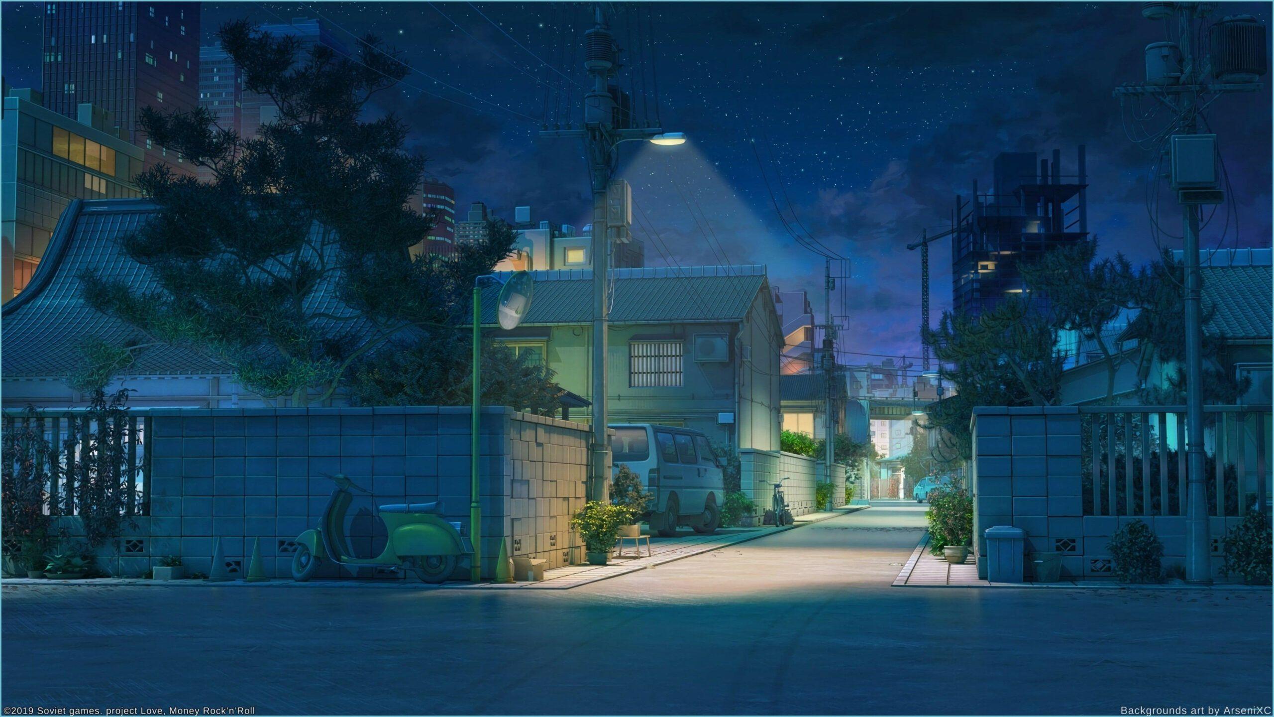 2560x1440 Seven Features Of Anime City Background That Make Everyone