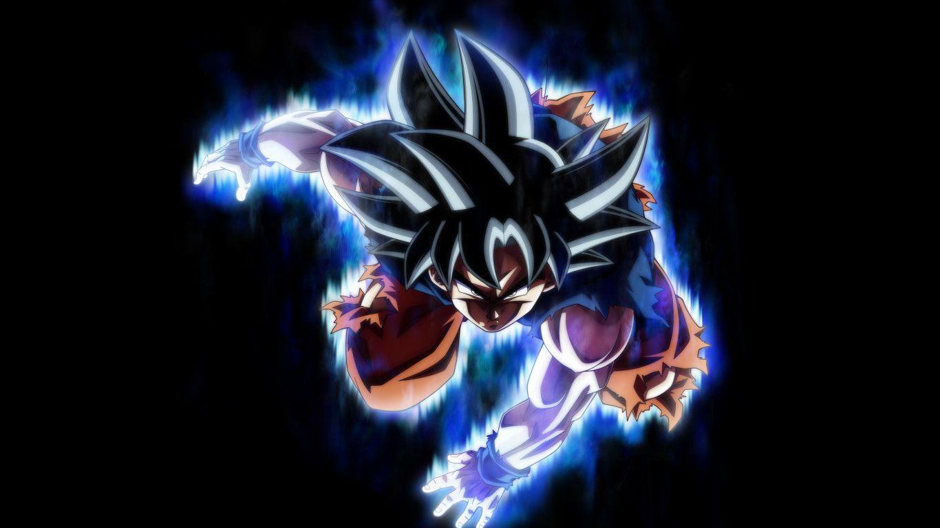 1366x768 Goku Dragon Ball Super 10k Wallpaper