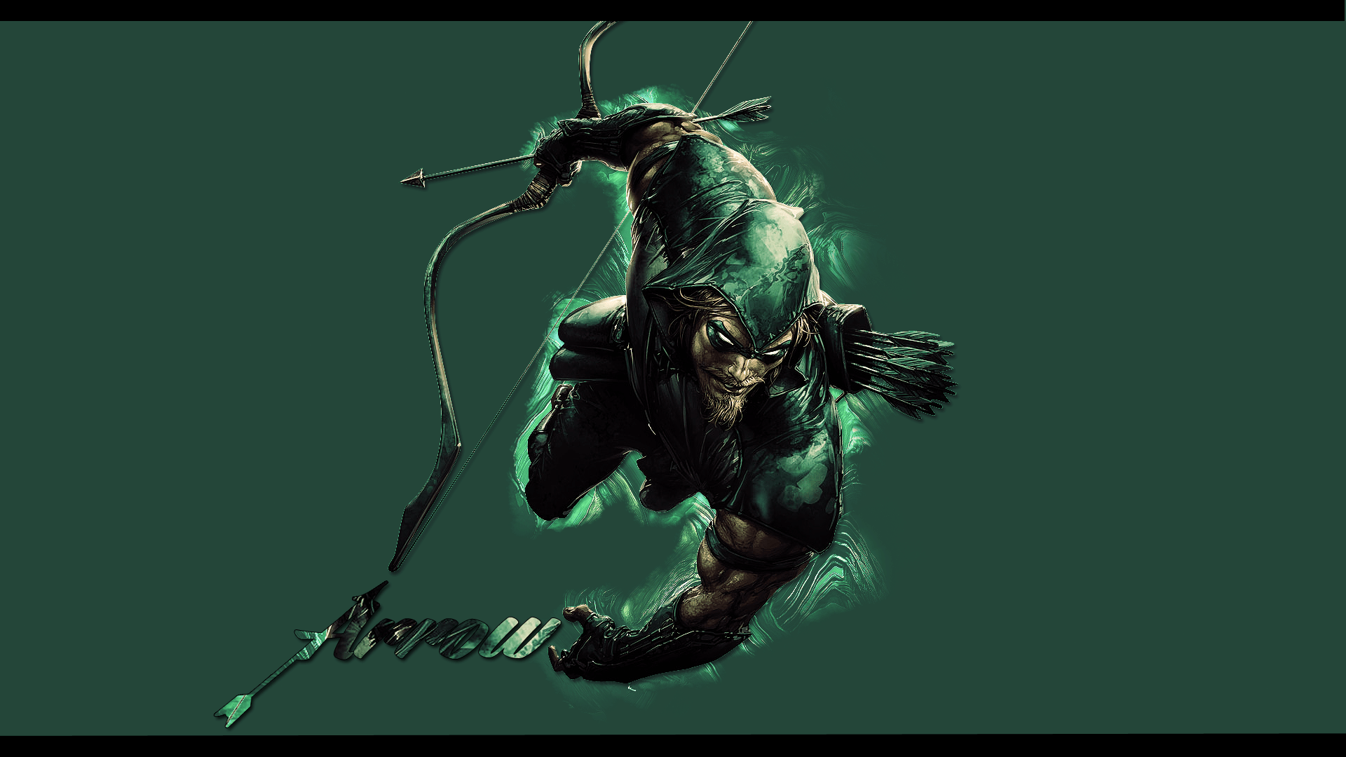 1920x1080 Green Arrow Wallpaper iPad
