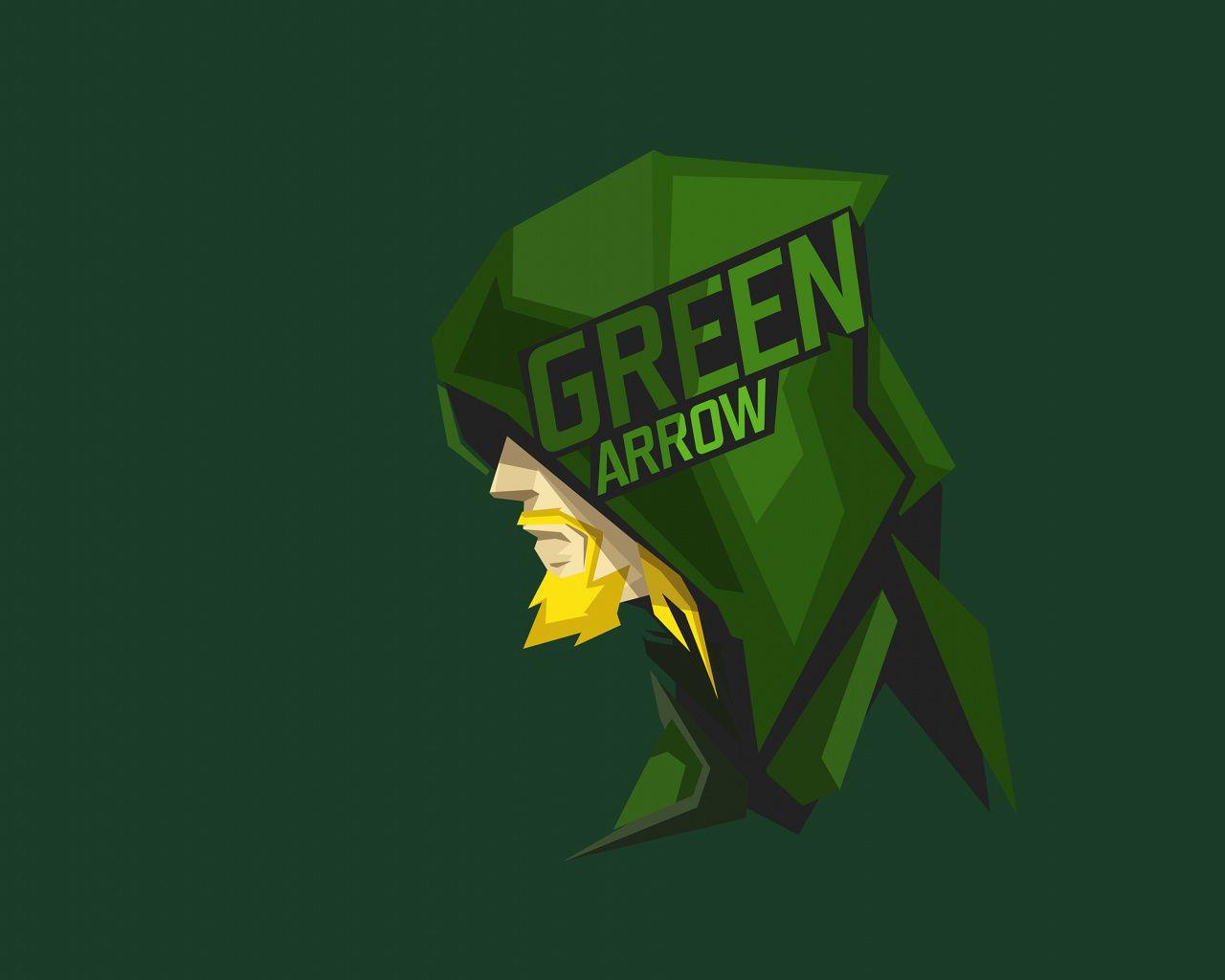 1280x1024 Download Green arrow, superhero, hood, headshoot, art wallpaper, 1280x Standard 5: Fullscreen