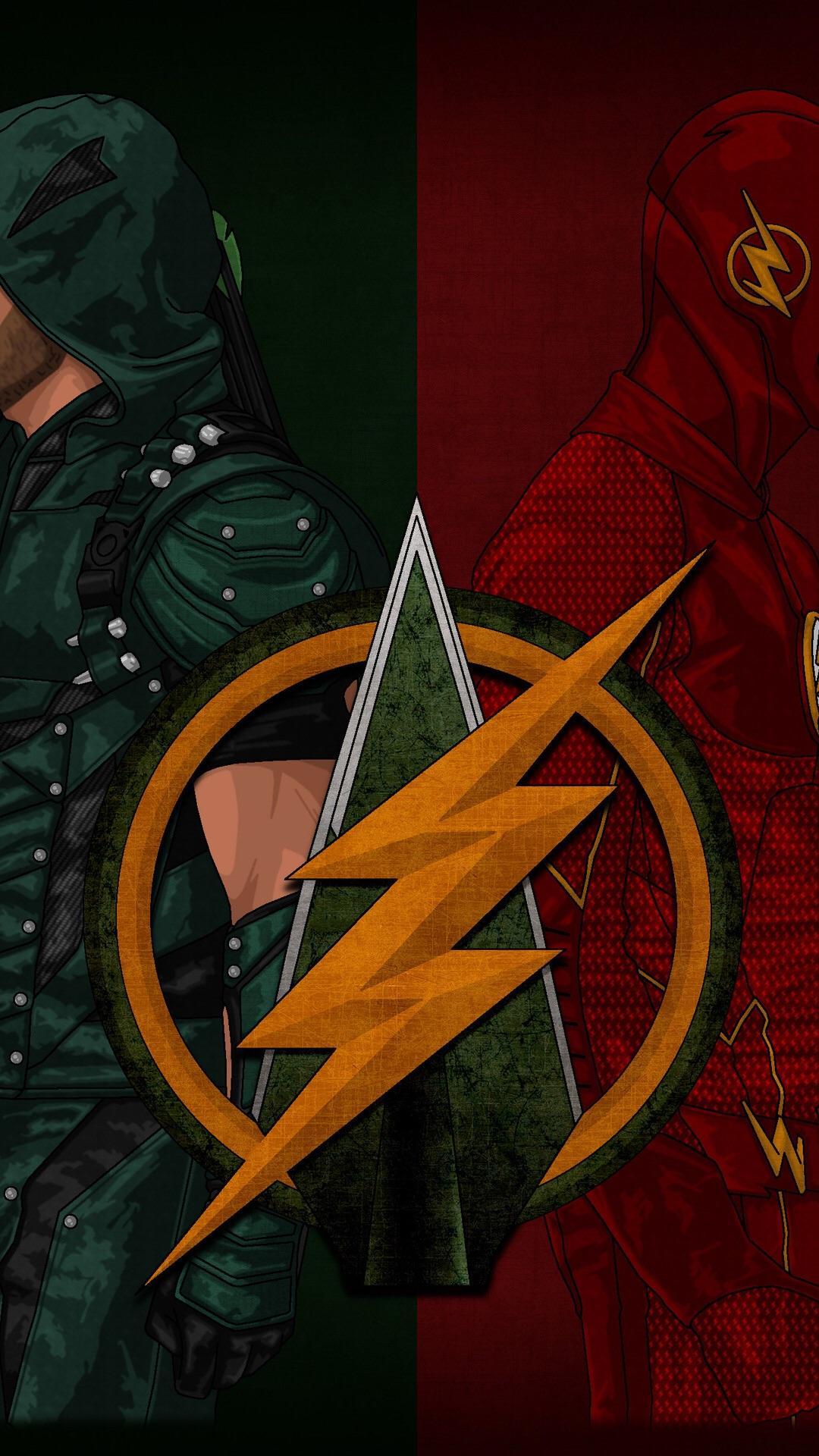 1080x1920 Green Arrow Wallpaper