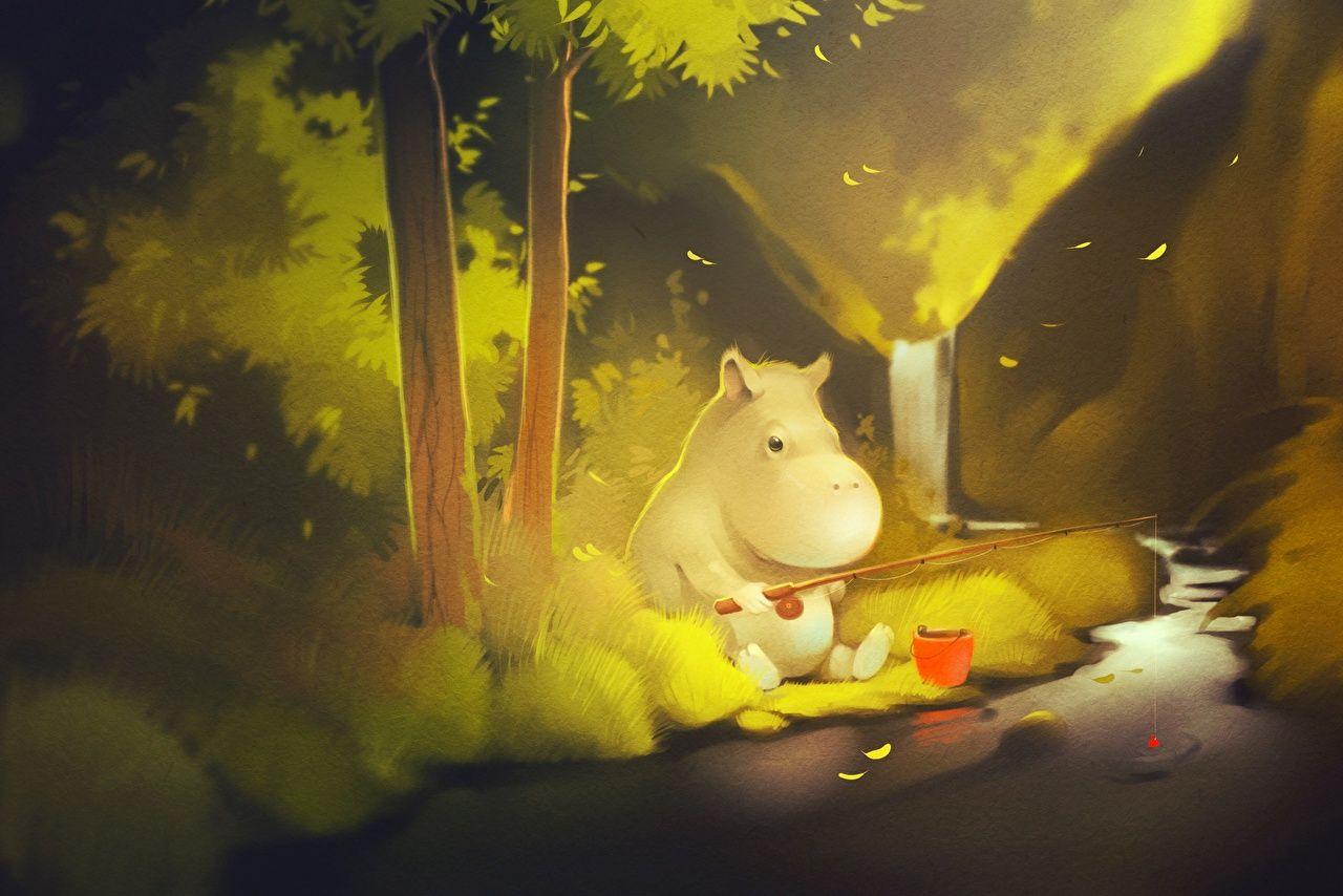 1280x854 image The Moomins Moomintroll Cartoons Forests river