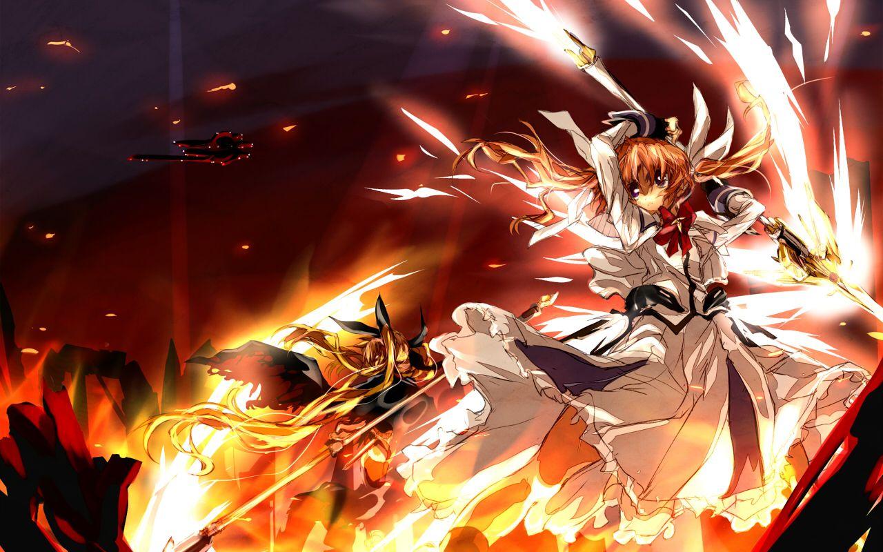 1280x800 Free download Magical Girl Lyrical Nanoha Wallpaper and Background Image [1280x800] for your Desktop, Mobile & Tablet. Explore Lyrical Background. Lyrical Background
