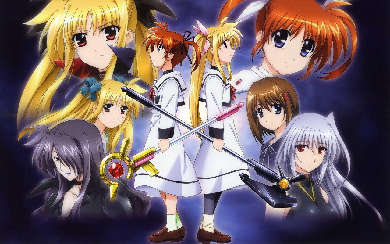 1280x800 Wallpaper magical girl lyrical nanoha Anime