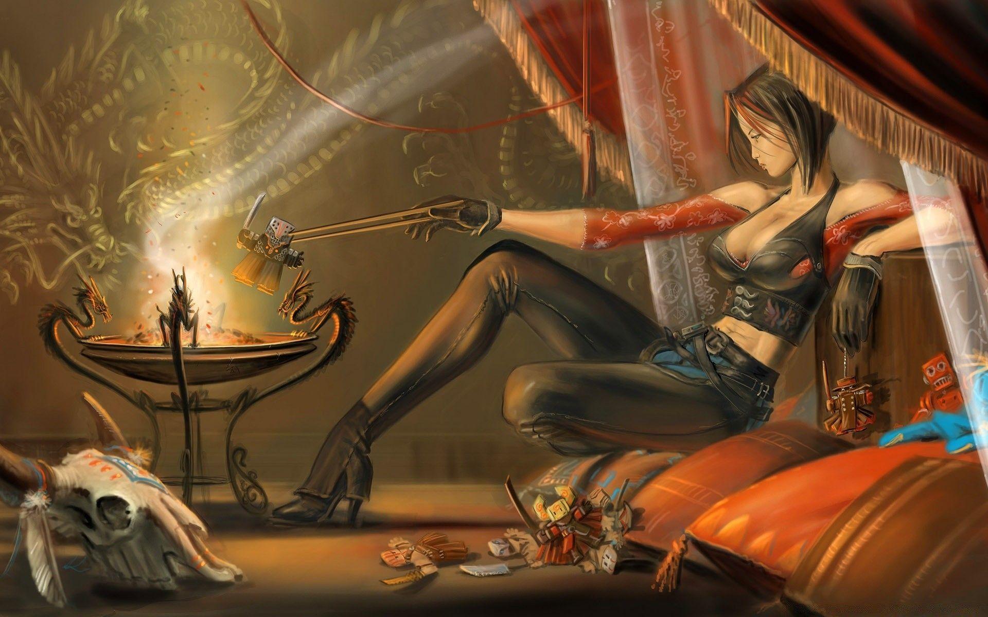 1920x1200 Black Magic Wallpaper background picture