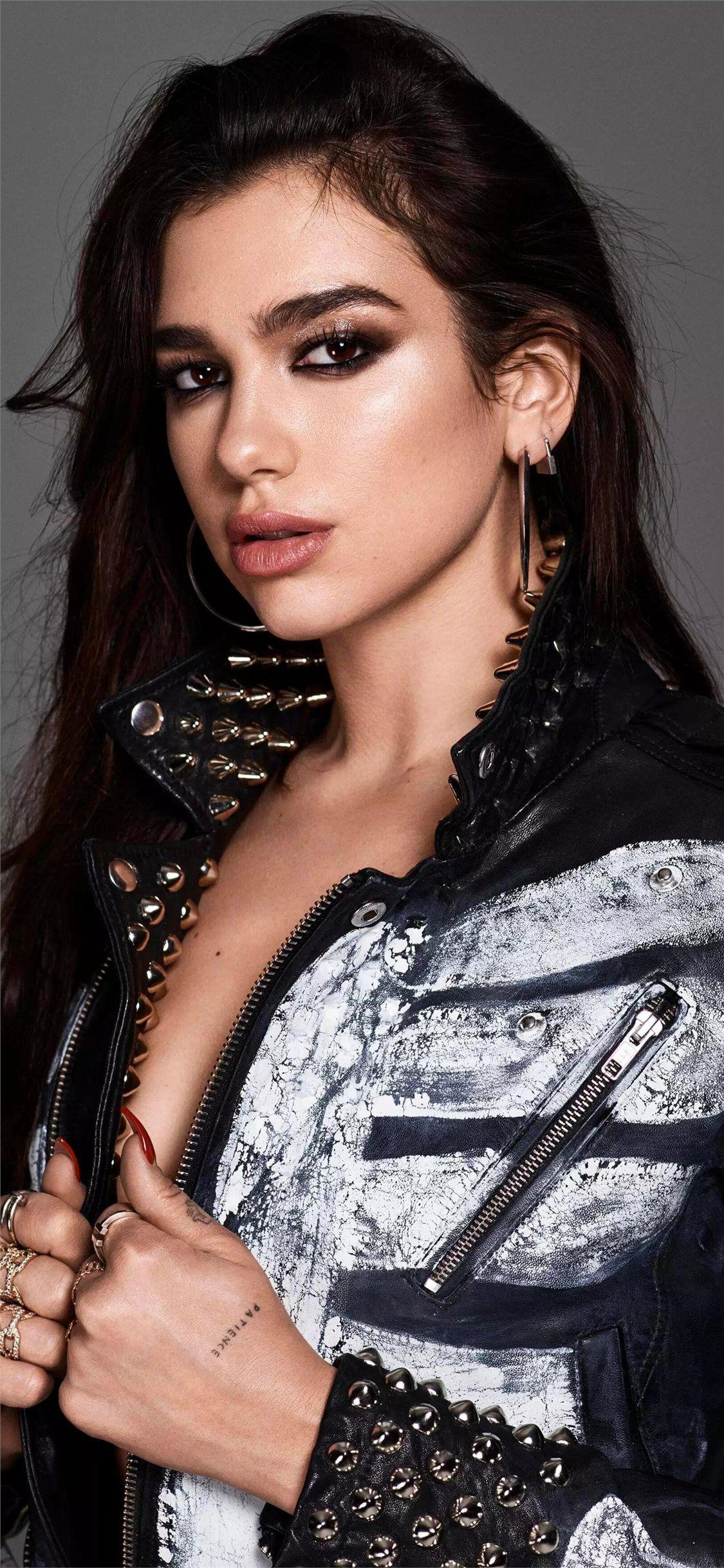 1125x2436 dua lipa gq 2019 iPhone 11 Wallpaper Free Download