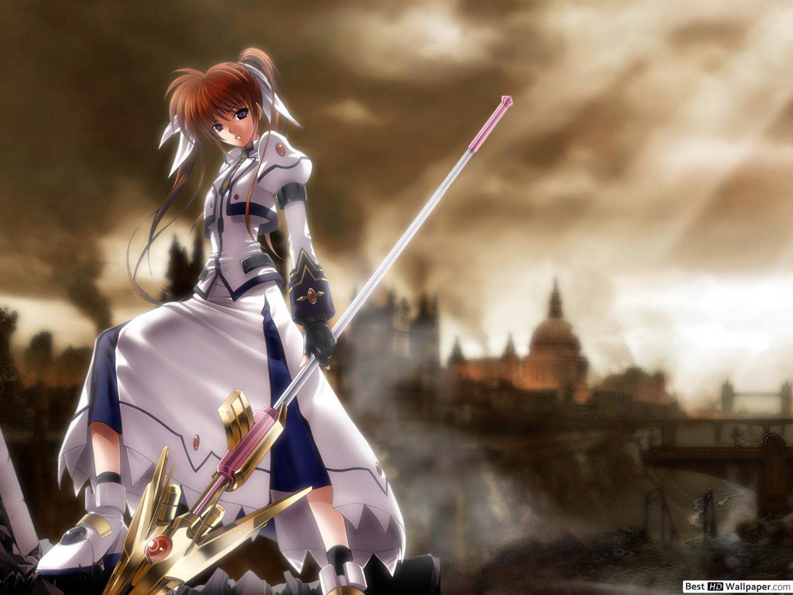 1600x1200 Magical Girl Lyrical Nanoha HD wallpaper download