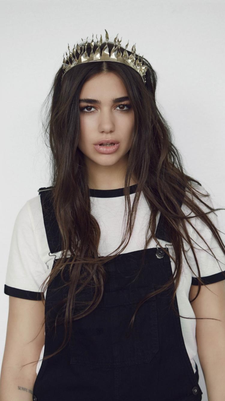 750x1334 Dua Lipa Cellphone Wallpaper