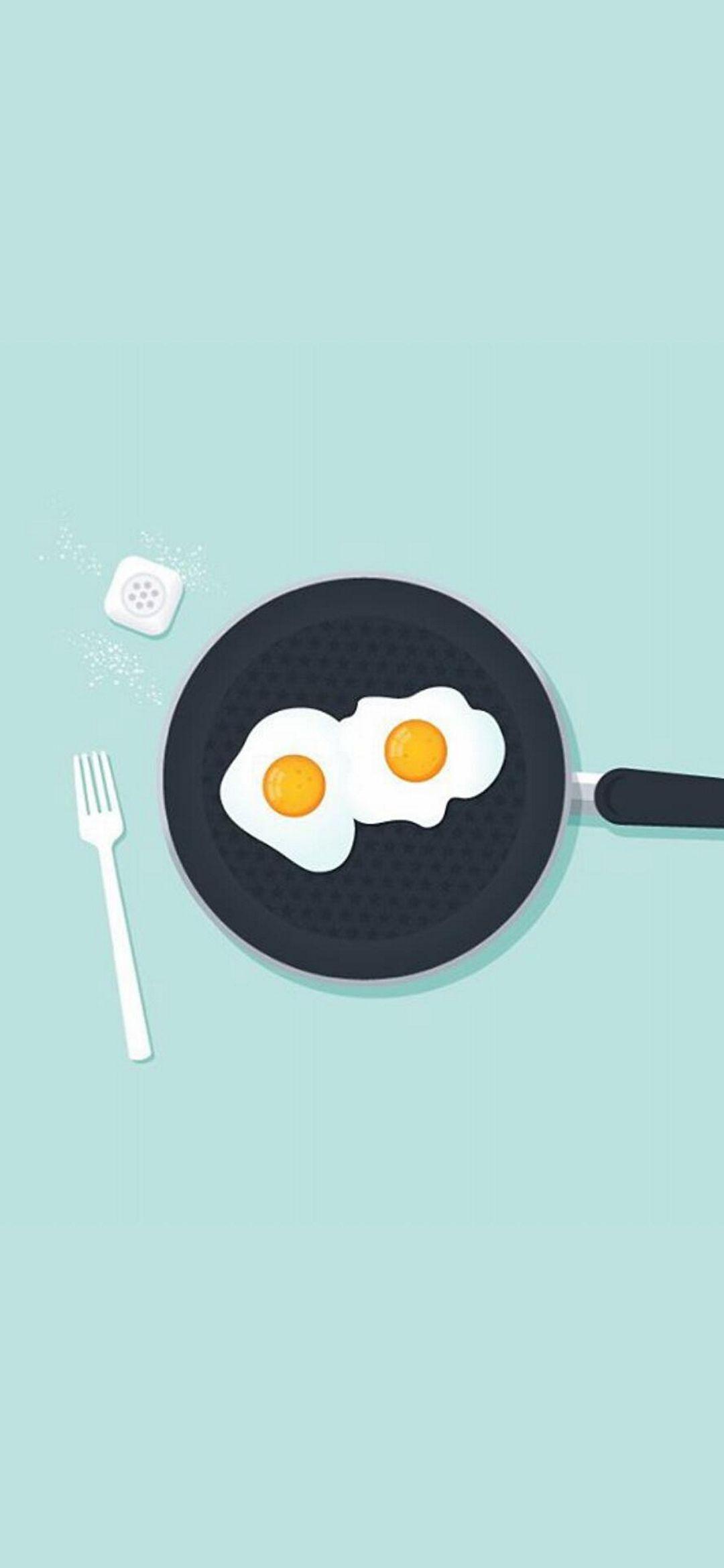 1080x2340 Poached Egg Minimal Wallpaper 1080X2340. Minimal wallpaper, Minimalist iphone, HD wallpaper