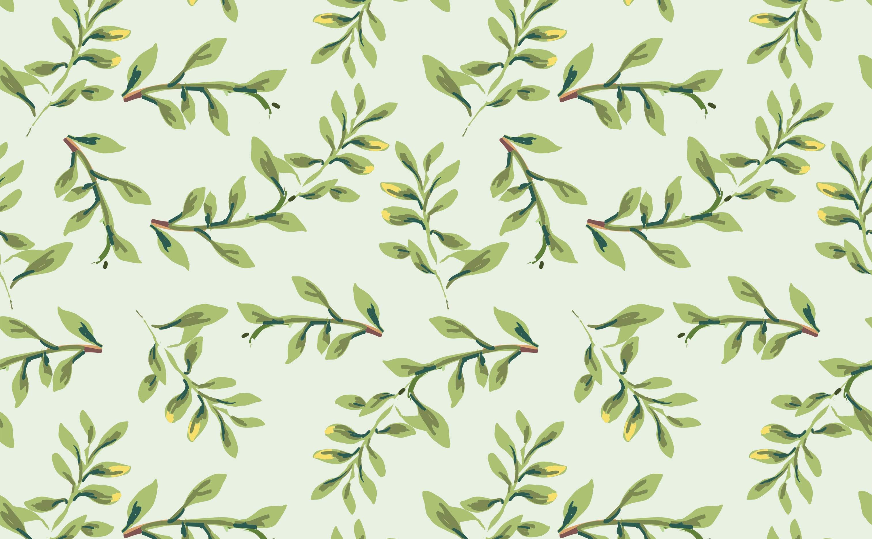 Leaf Pattern Wallpapers  Top Free Leaf Pattern Backgrounds   WallpaperAccess