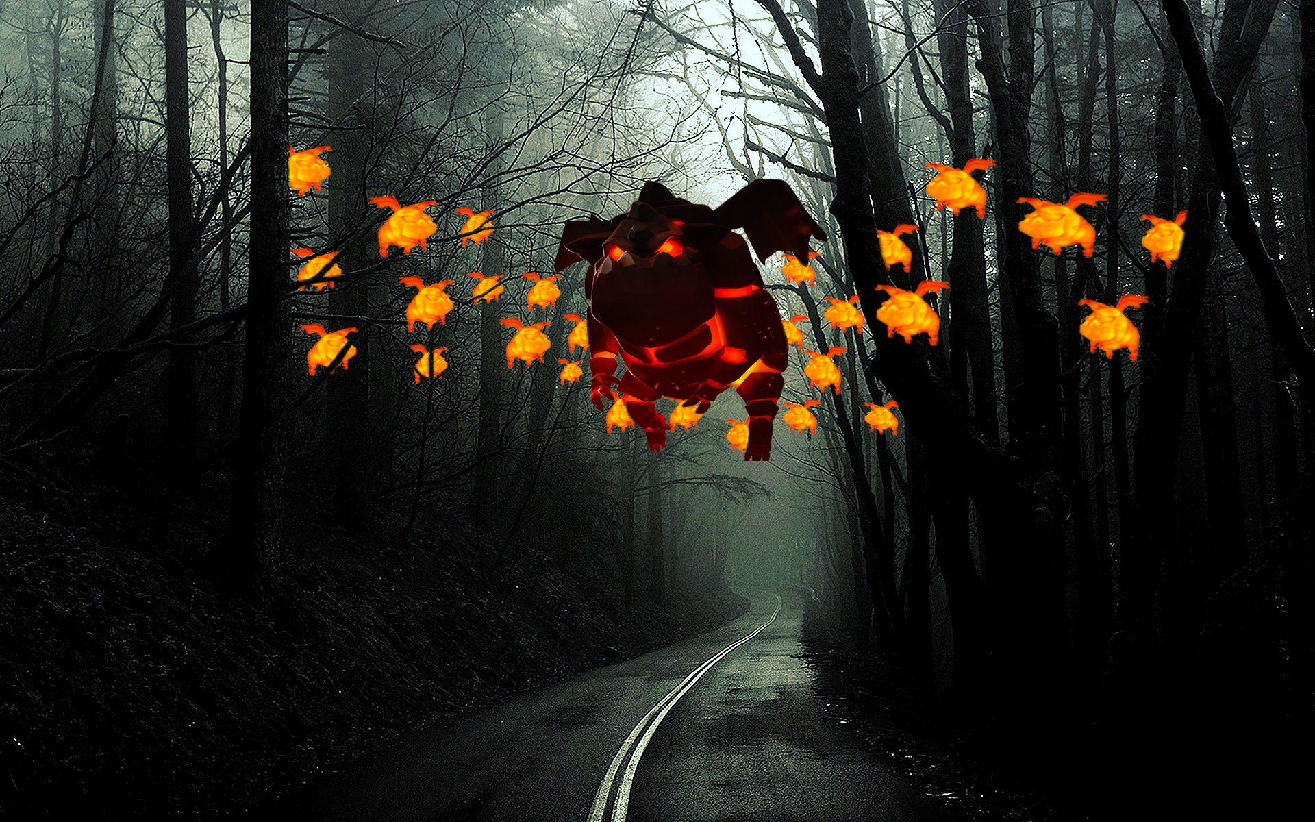1920x1200 Black Forest Germany Night
