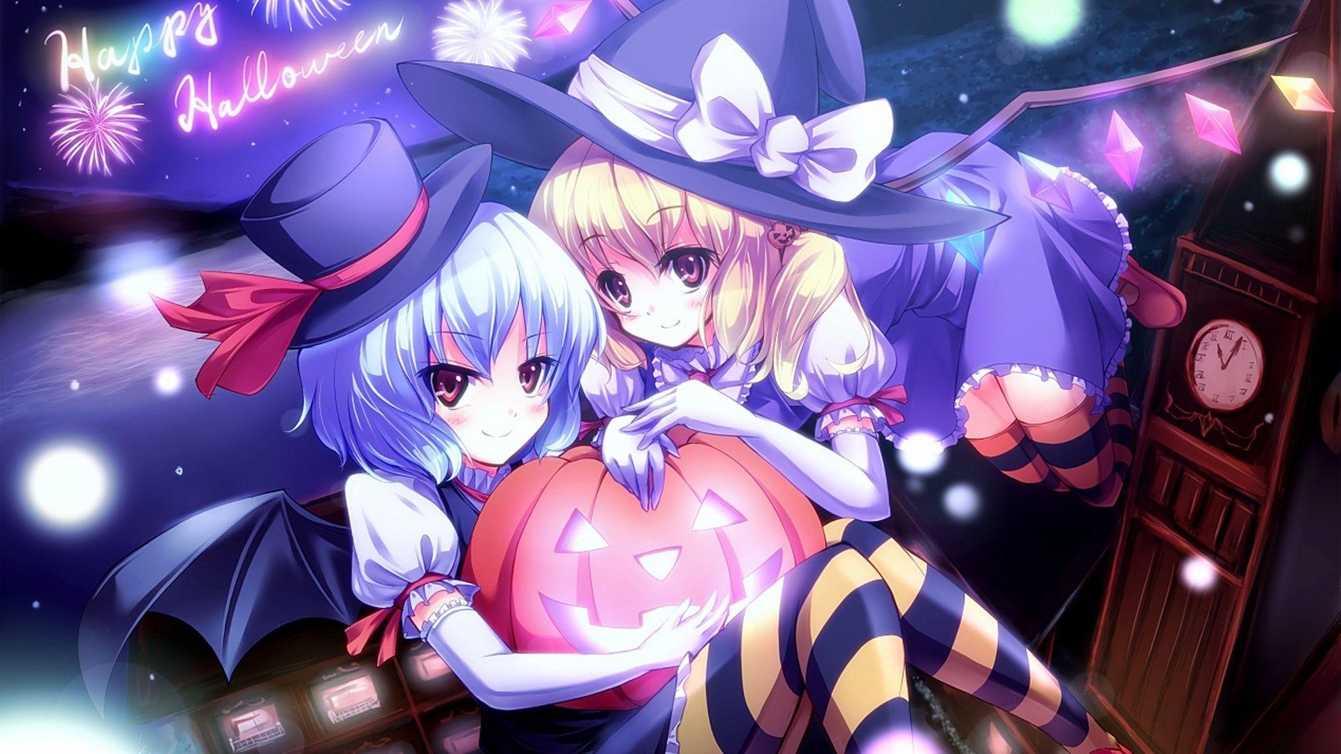 1920x1080 Touhou, vampires, Flandre Scarlet, Remilia Scarlet wallpaper
