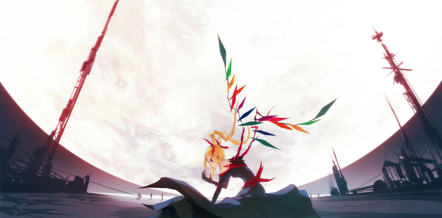 1421x700 Touhou Flandre Scarlet wallpaperx1261