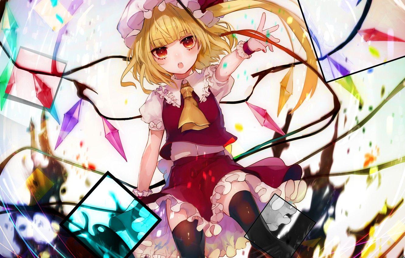 1332x850 Wallpaper girl, Touhou Project, Flandre Scarlet, Flandre Scarlet image for desktop, section игры
