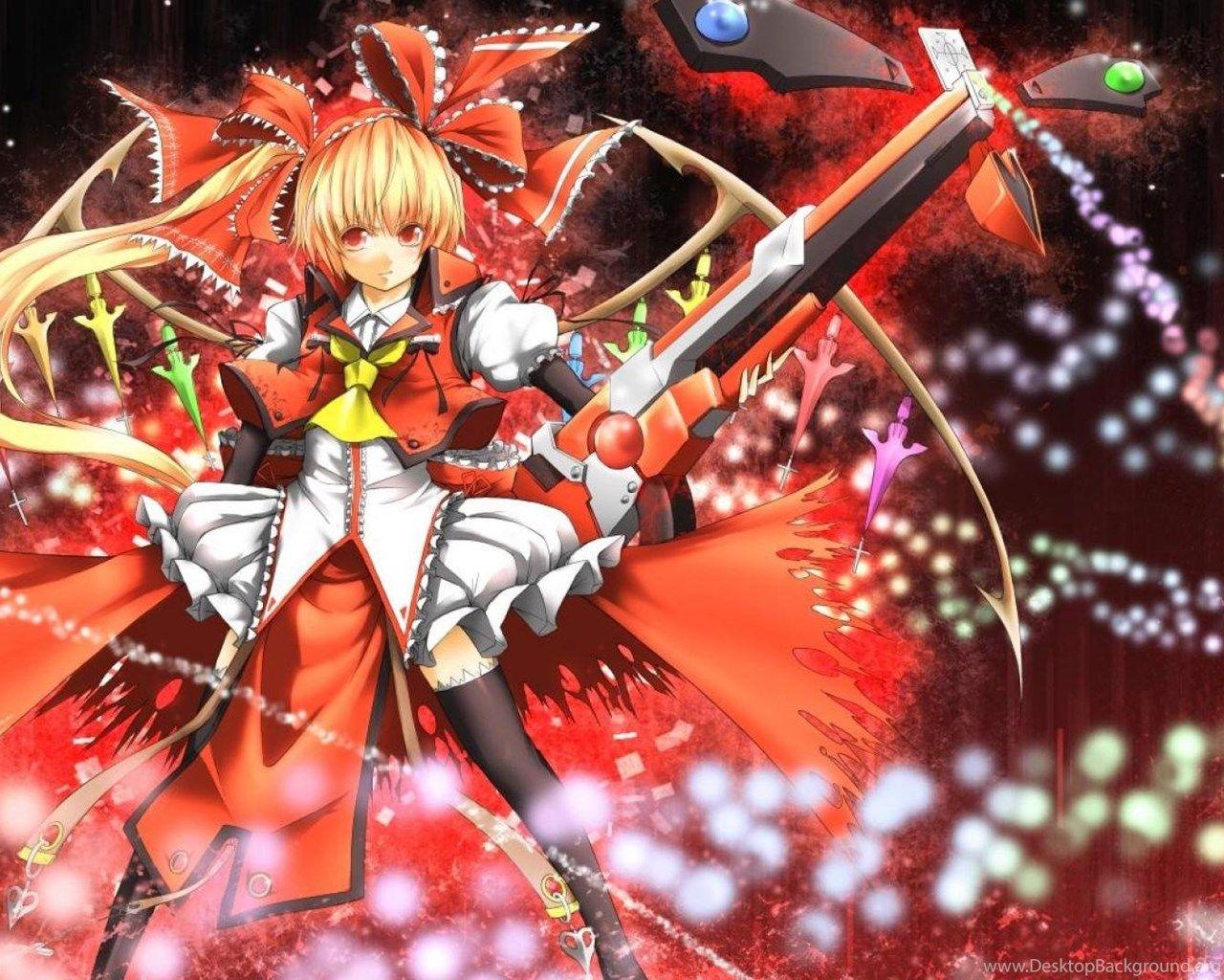 1280x1024 Flandre Scarlet Wallpaper Desktop Background