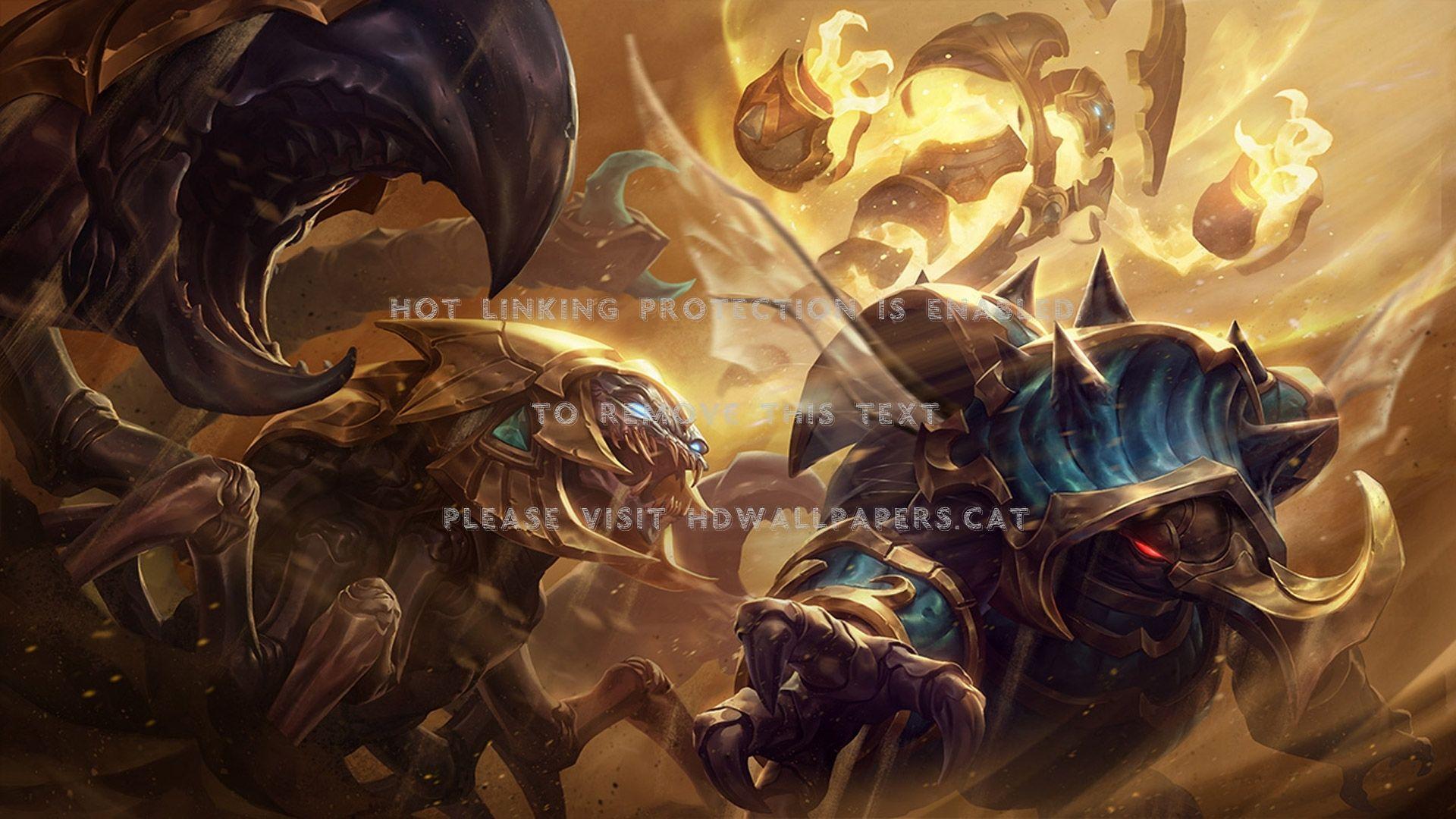 1920x1080 guardian of the sands rammus xerath skarner