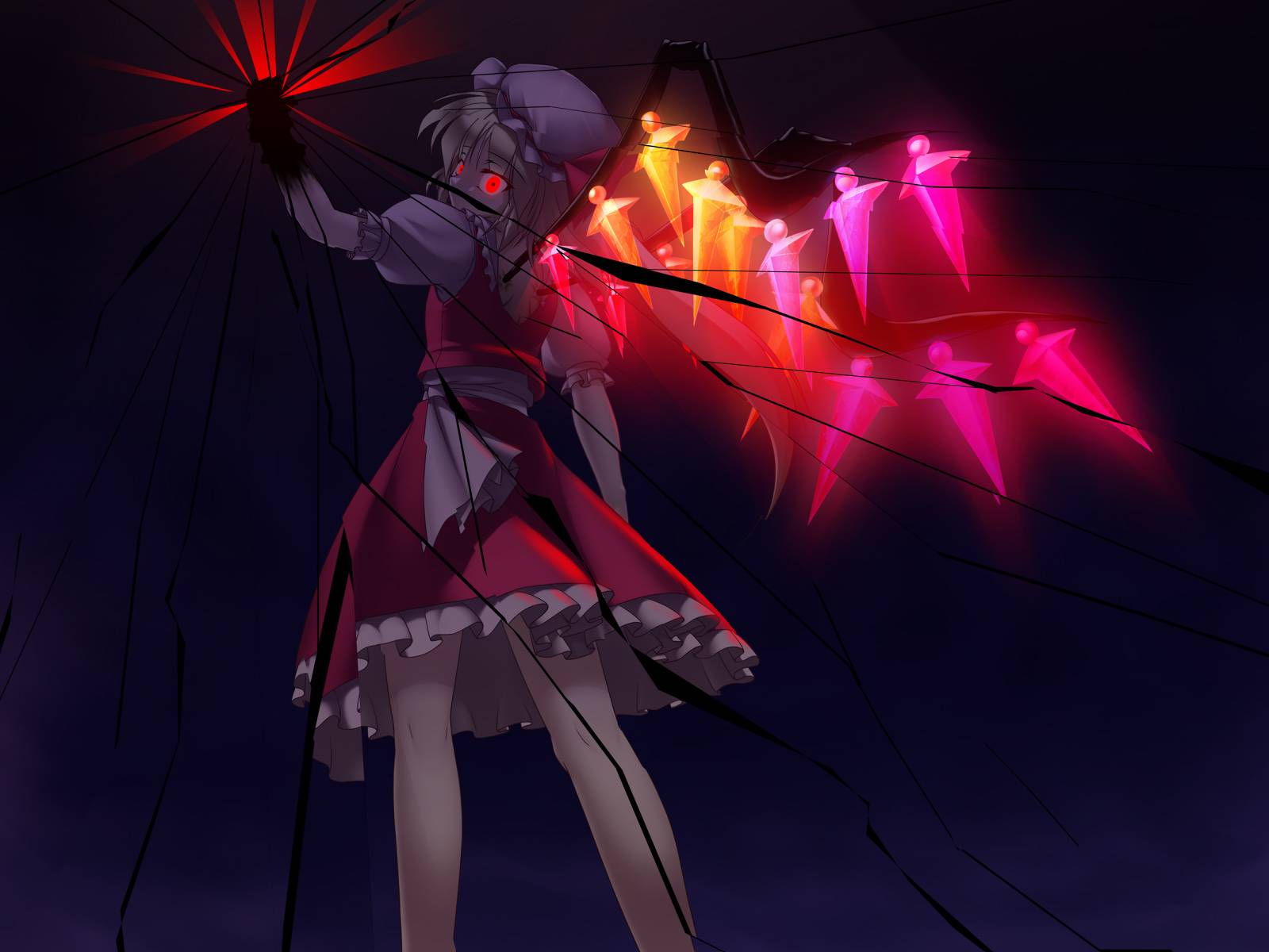1600x1200 Free download Flandre Scarlet A wallpaper of the vampire Flandre Scarlet [1600x1200] for your Desktop, Mobile & Tablet. Explore Flandre Scarlet Wallpaper. Remilia Scarlet Wallpaper