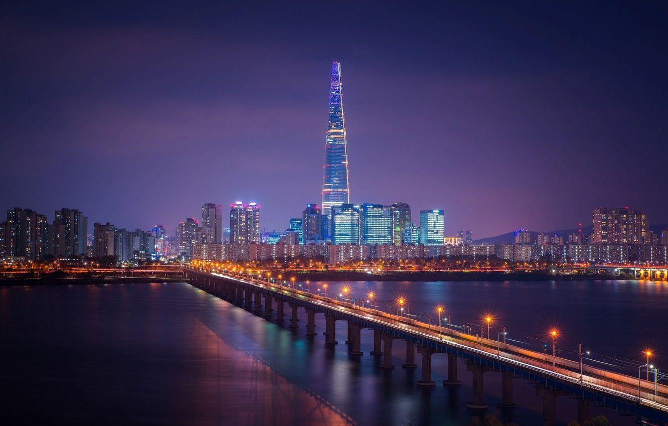 1332x850 Wallpaper City, Landscape, Wallpaper, Seoul image for desktop, section город