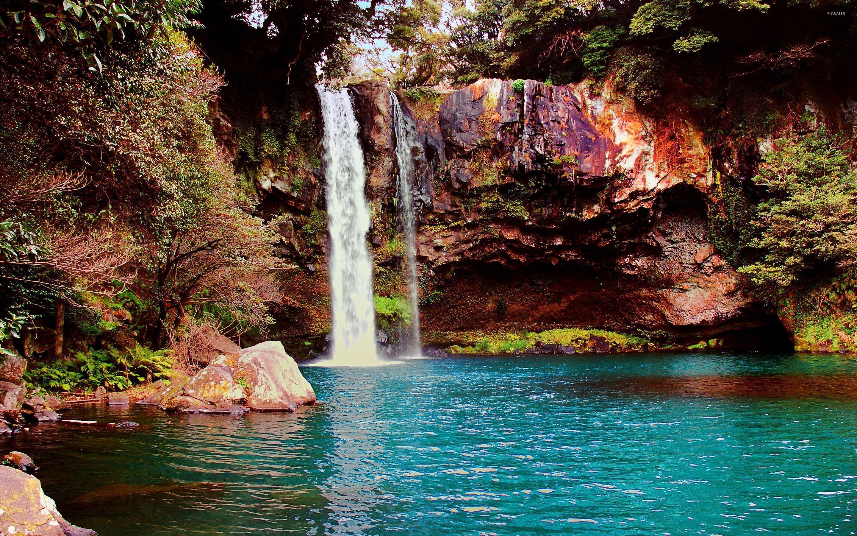 2880x1800 Waterfall South Korea Wallpaper & Background Download