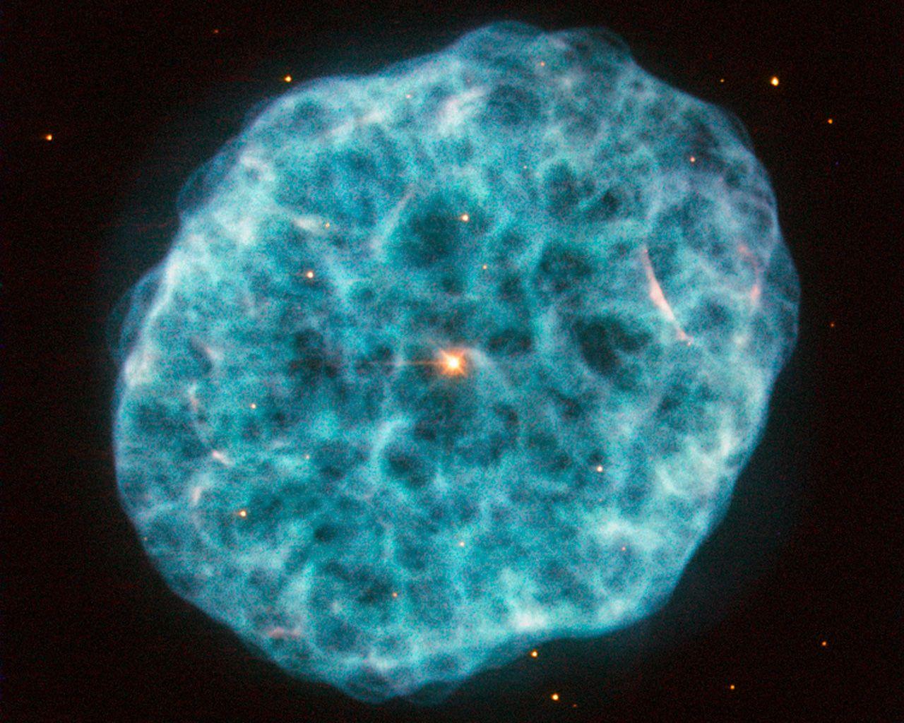 1280x1024 Hubble View of Bubbly Nebula