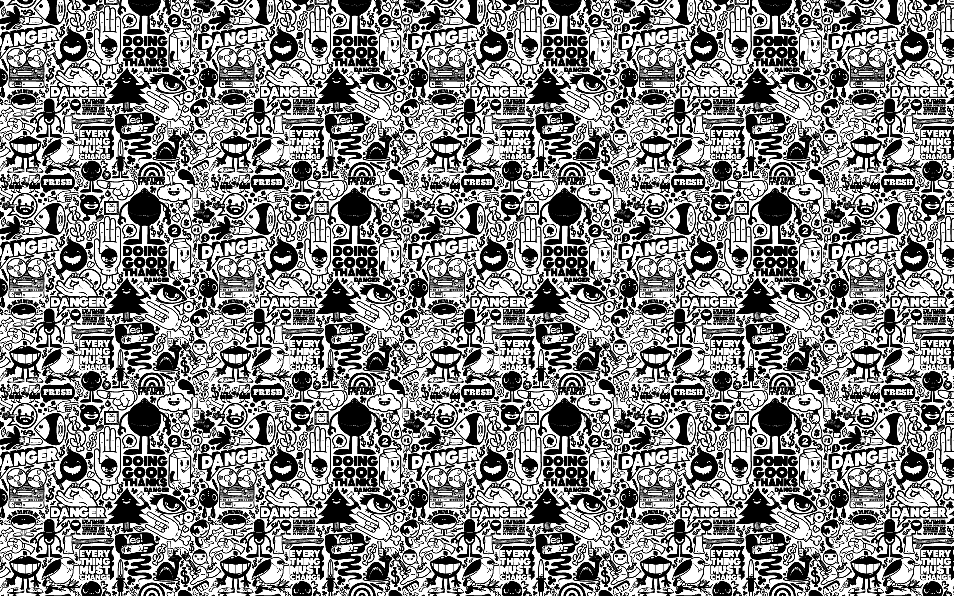 1920x1200 Retro Pop Art Wallpaper