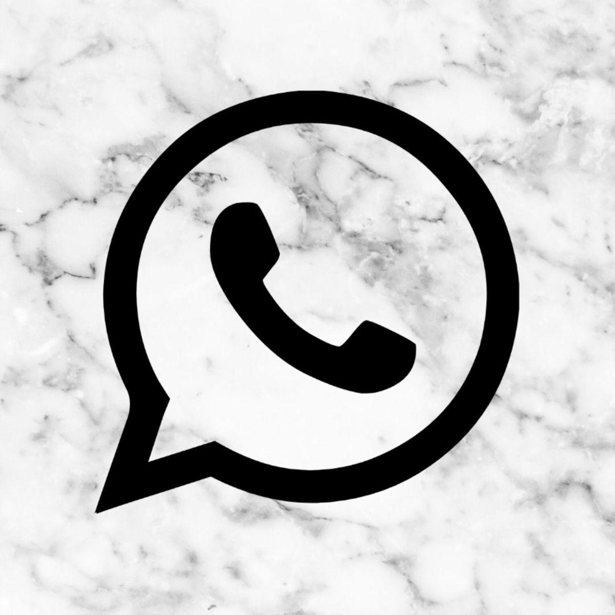 1200x1200 WhatsApp white marble icon
