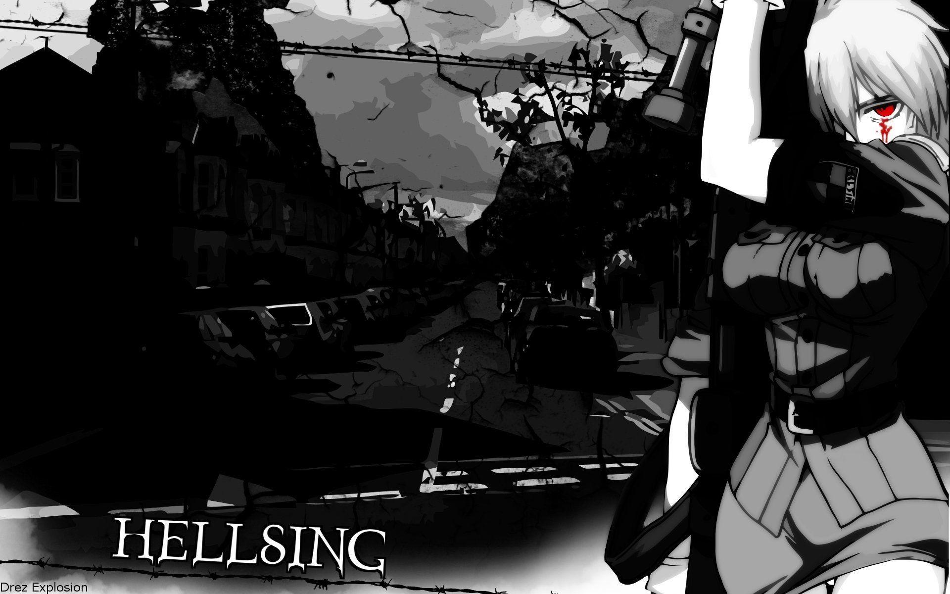 1920x1200 Anime Black And White Wallpaper 4k. Cool anime wallpaper, Anime wallpaper, Gothic anime