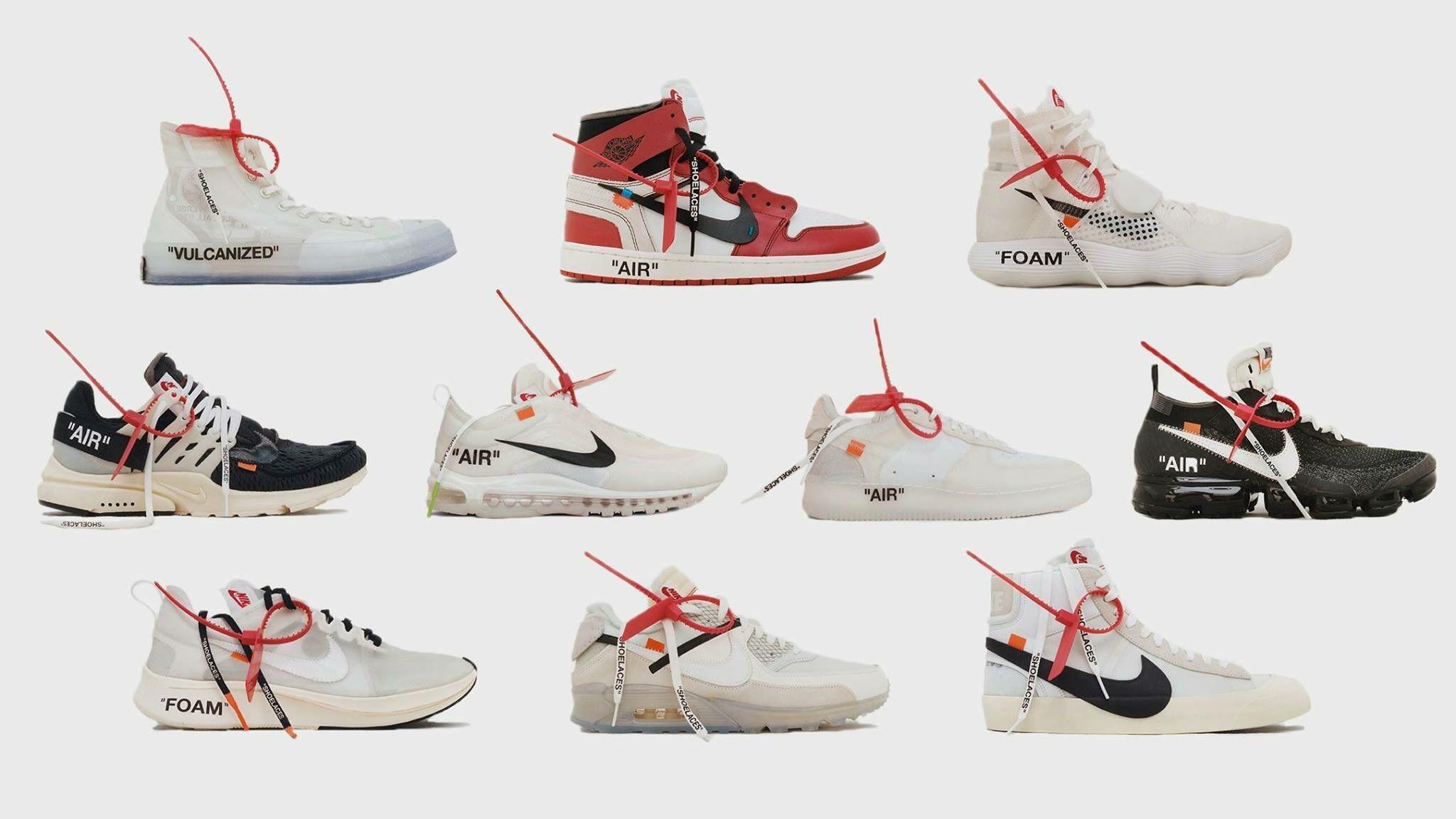 2048x1152 Shoes Off White Wallpaper