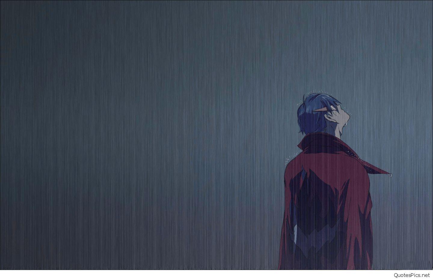 1440x930 Sad Anime Boy Wallpaper HD