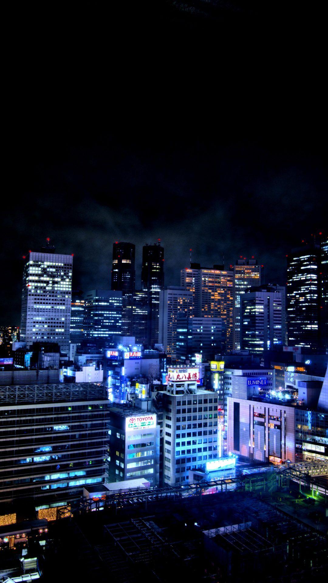 1080x1920 Tokyo At Night (Japan) 7K UHD Wallpaper