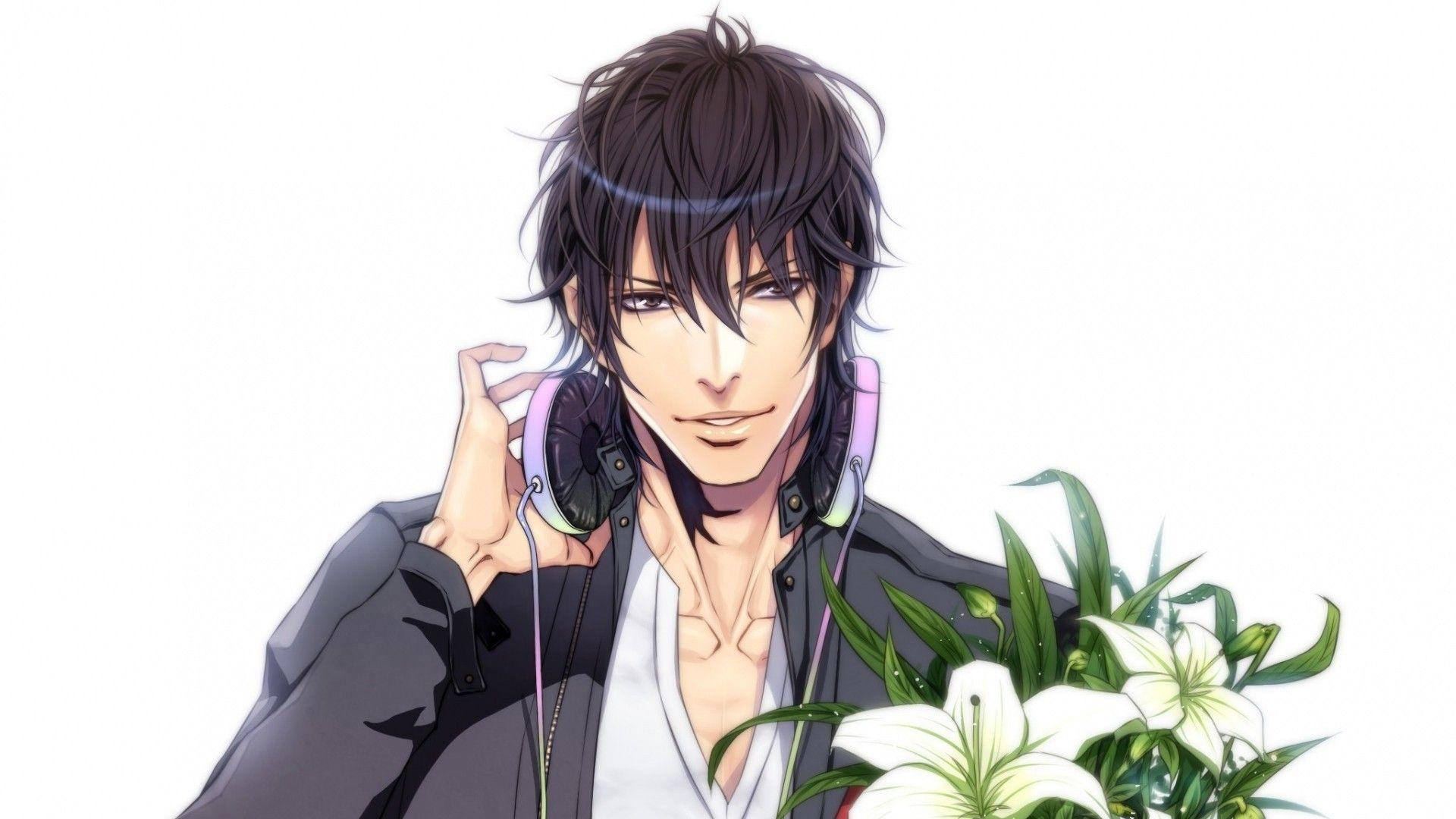 1920x1080 Anime Guy with Black Hair Wallpaper