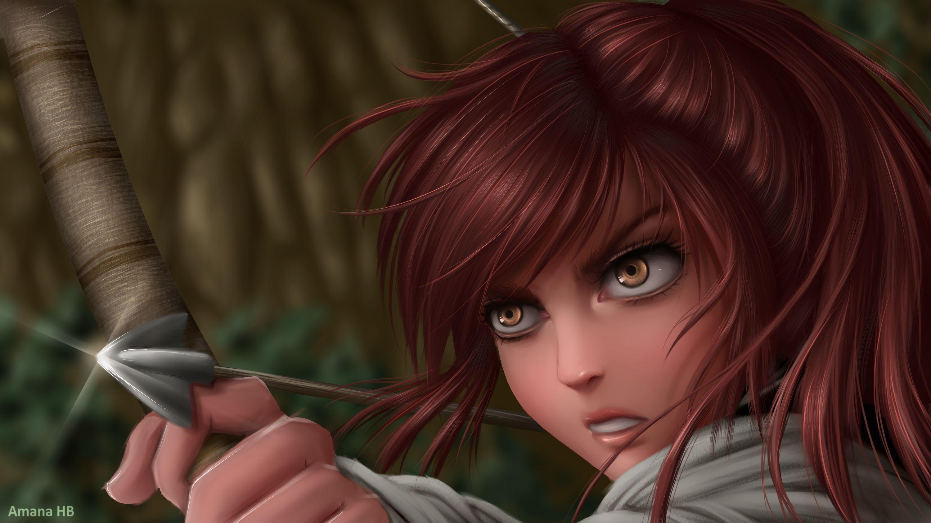 3000x1687 Sasha Braus (Sasha Blouse) on Titan Wallpaper Anime Image Board