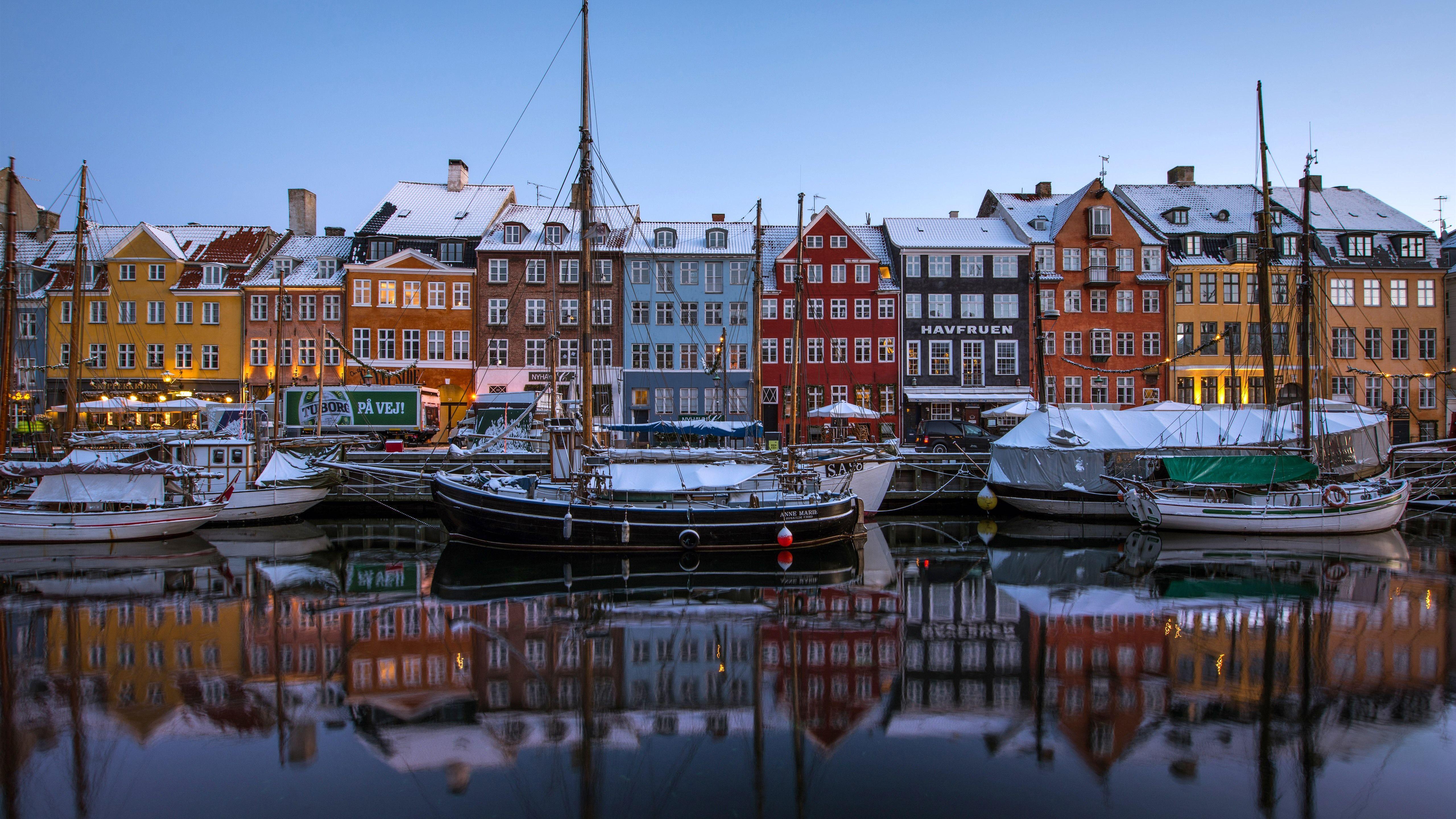 5120x2880 Denmark Winter Wallpaper