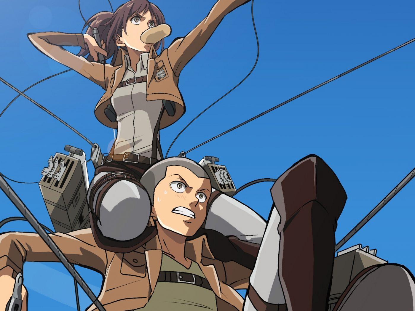 1400x1050 Desktop Wallpaper Sasha Blouse, Attack On Titan, Anime Girl, HD Image, Picture, Background, Vkuqwz
