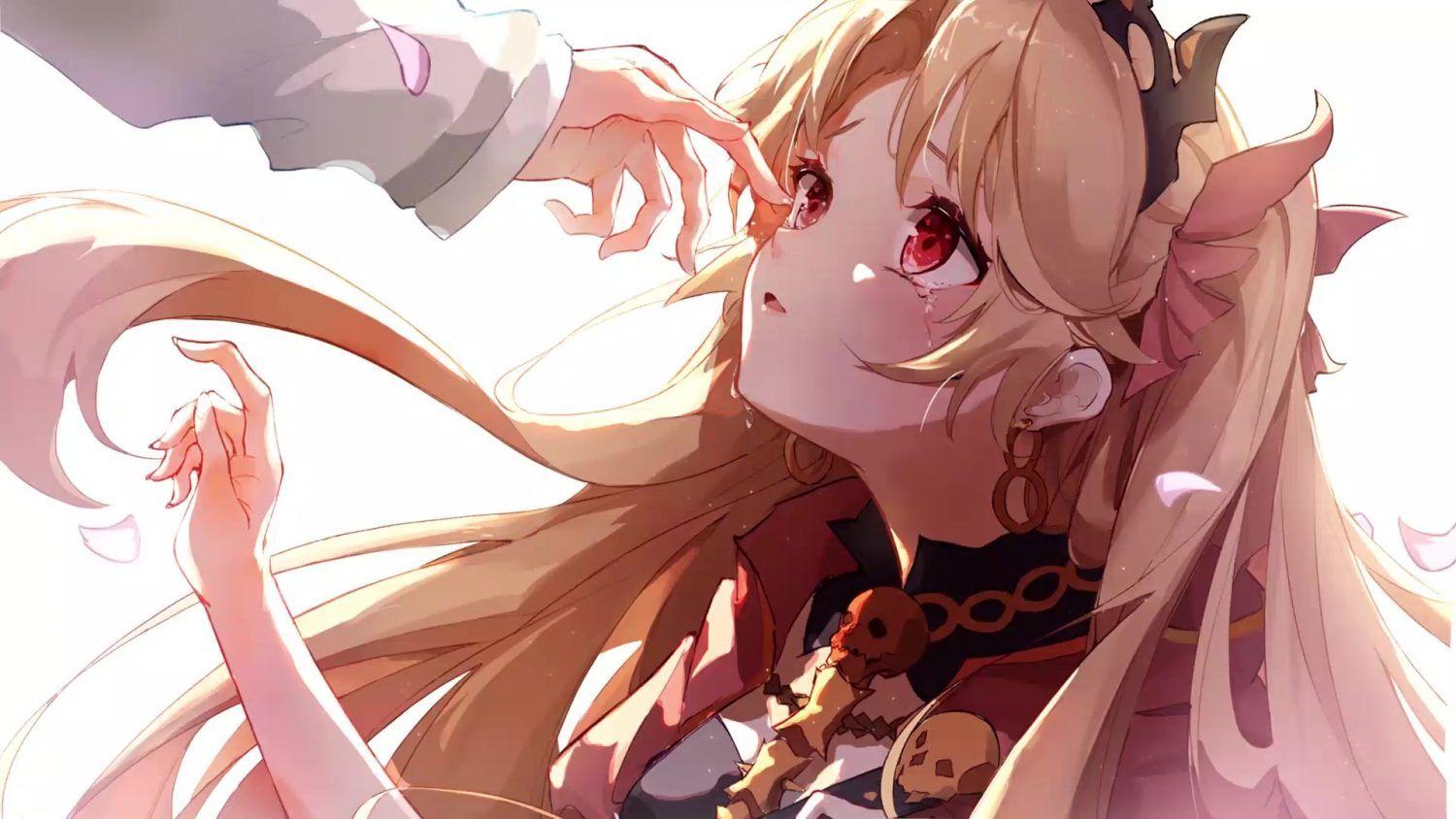 1500x844 Ereshkigal Crying Fate Grand Order Live Wallpaper