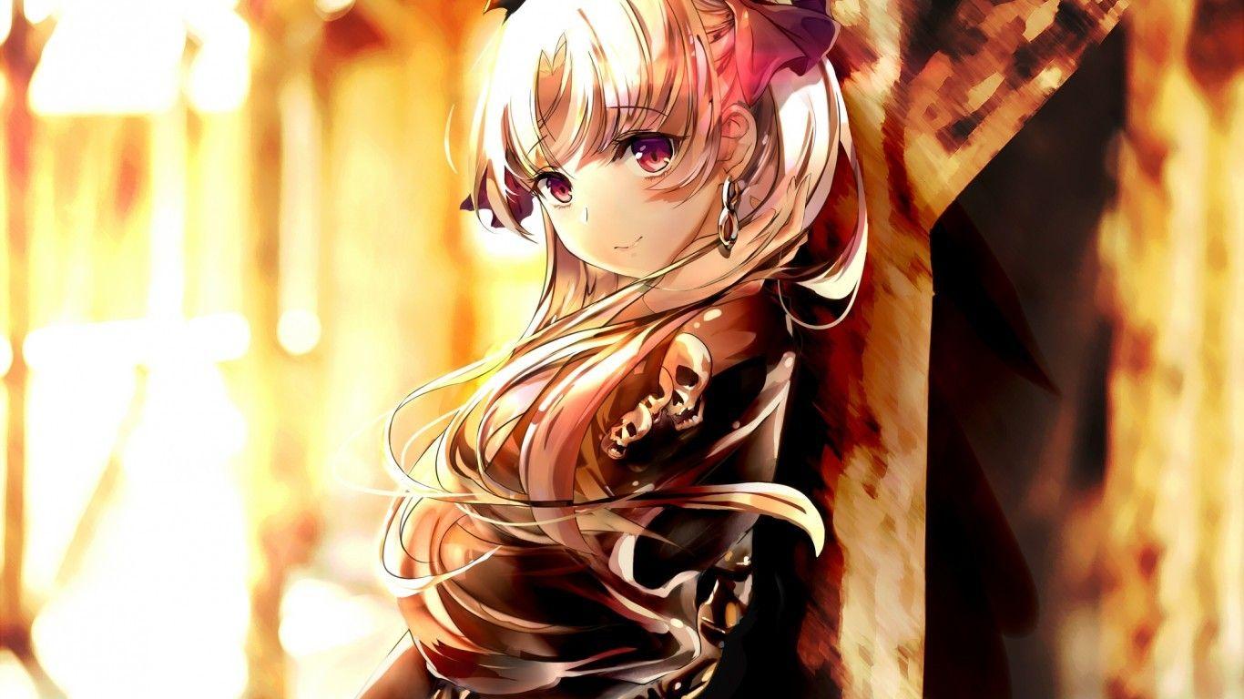 1366x768 Download 1366x768 Ereshkigal, Fate Grand Order, Lancer Wallpaper for Laptop, Notebook
