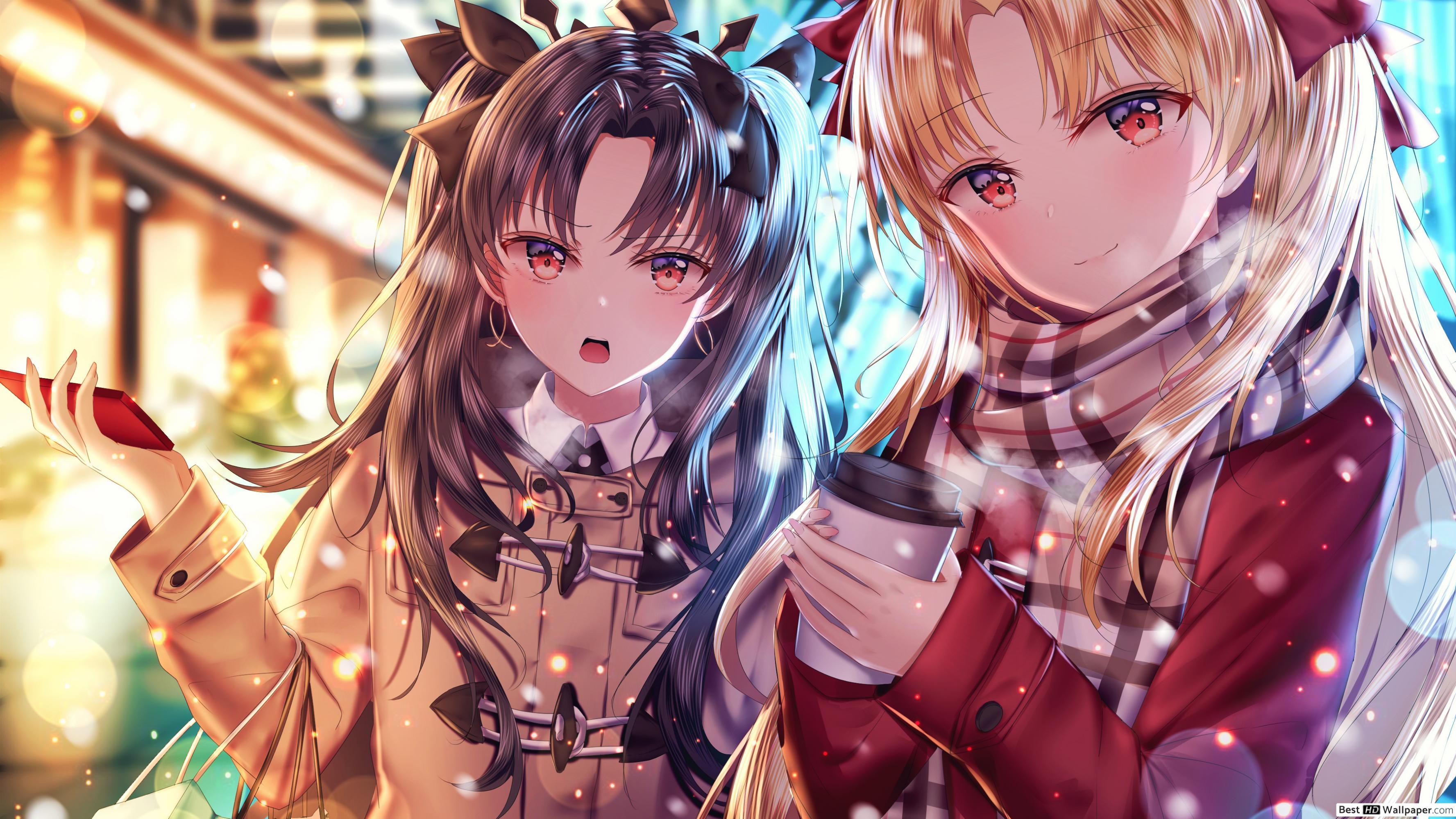 3554x1999 Fate Grand Order Tohsaka & Ereshkigal HD Wallpaper Download
