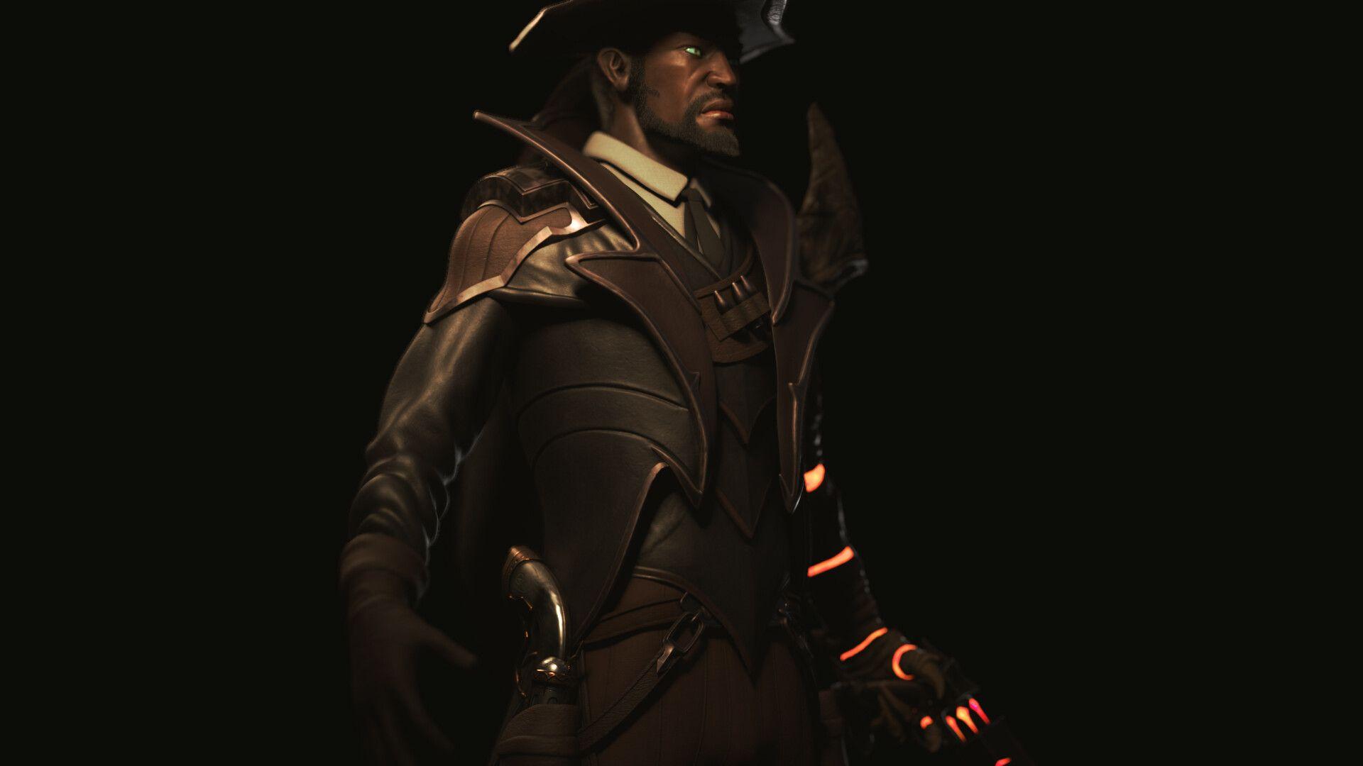 1920x1080 Lucian High Noon Fan Art, Juan Carlos Casanova