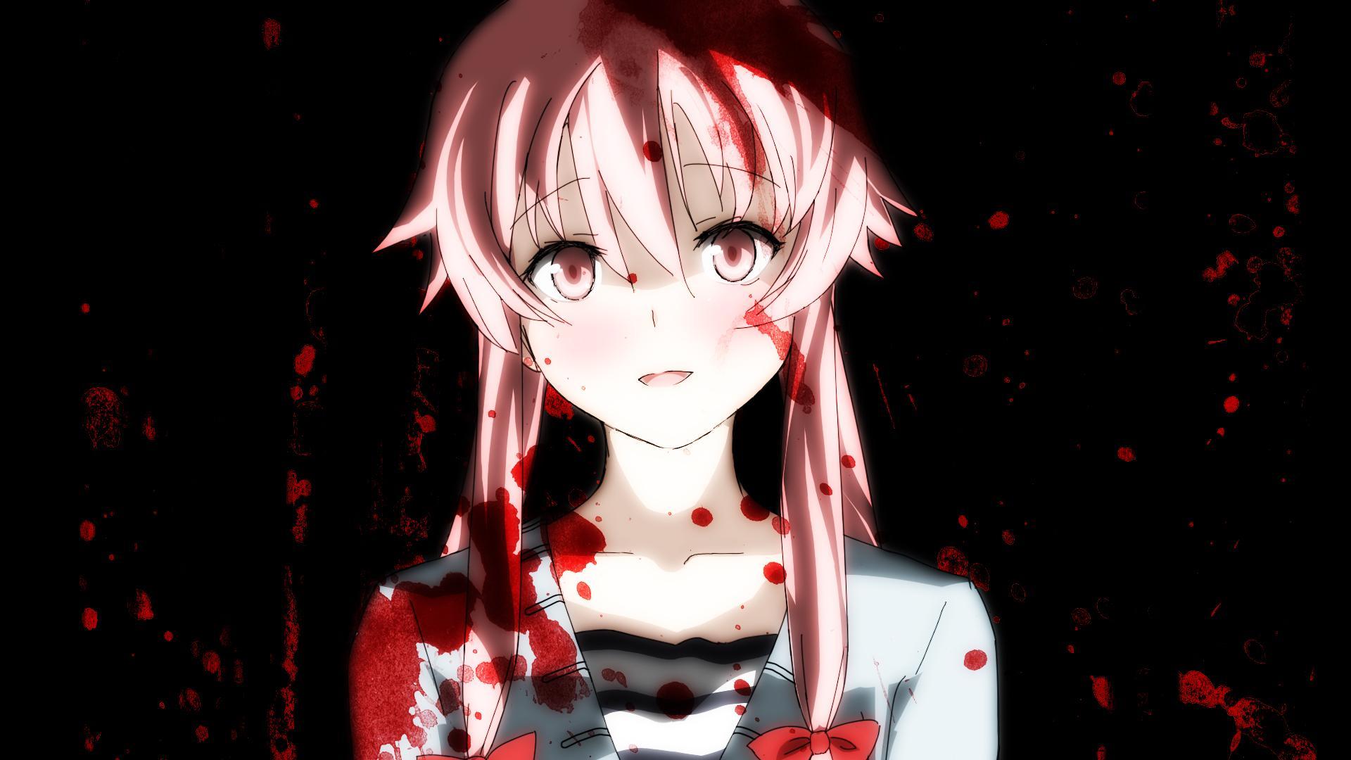 1920x1080 Anime Girl Bloody HD Wallpaper